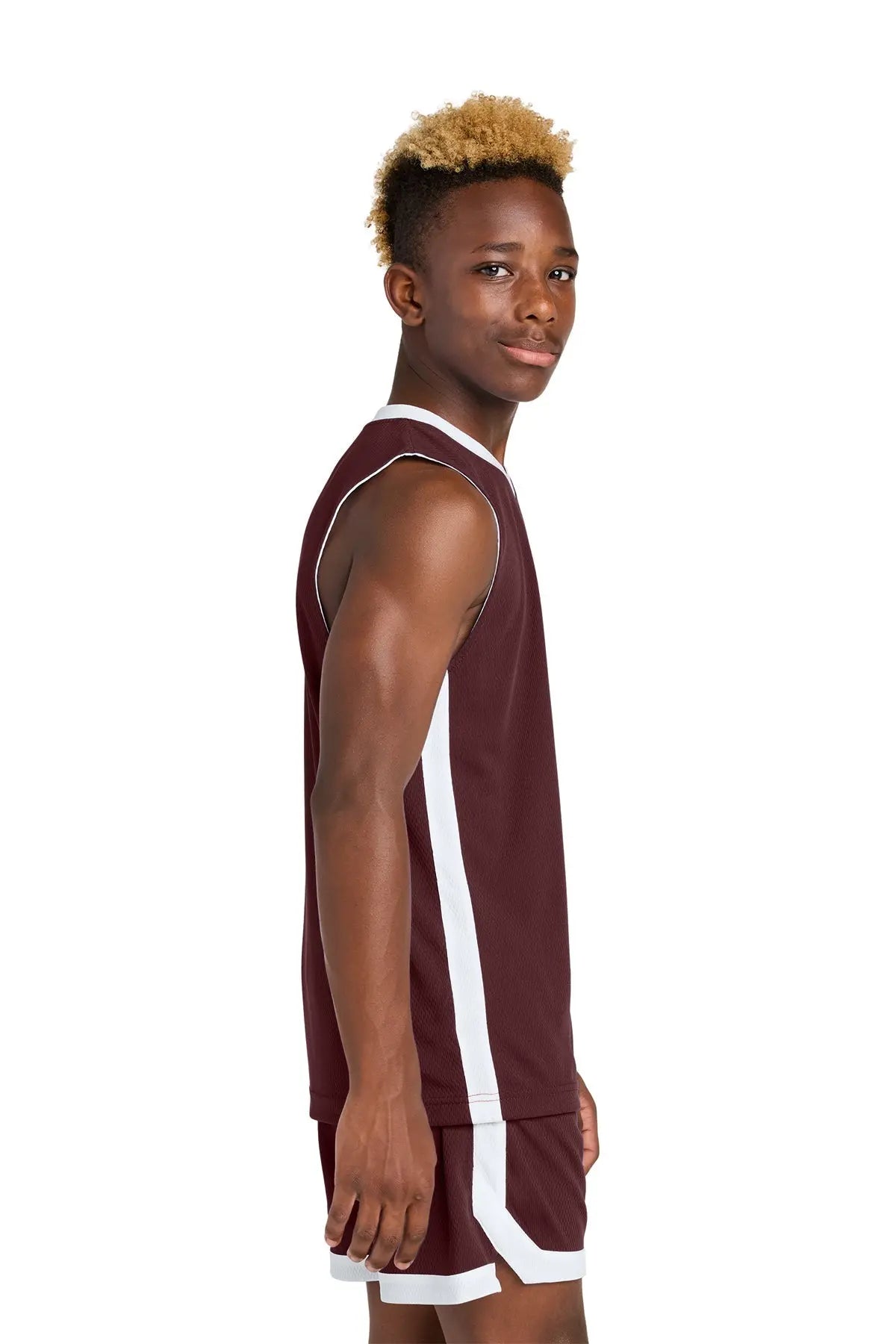Sport-Tek® Youth Rival Basketball Rev Jersey #YST900 Game Over Merch