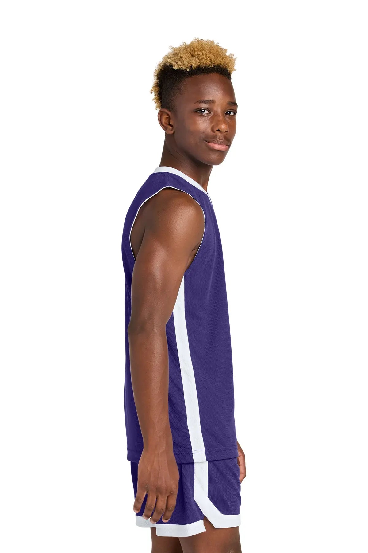 Sport-Tek® Youth Rival Basketball Rev Jersey #YST900 Game Over Merch