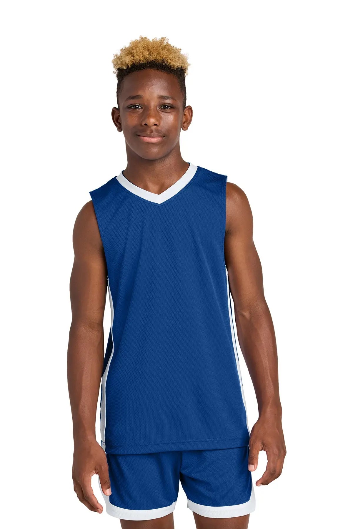 Sport-Tek® Youth Rival Basketball Rev Jersey #YST900 Game Over Merch