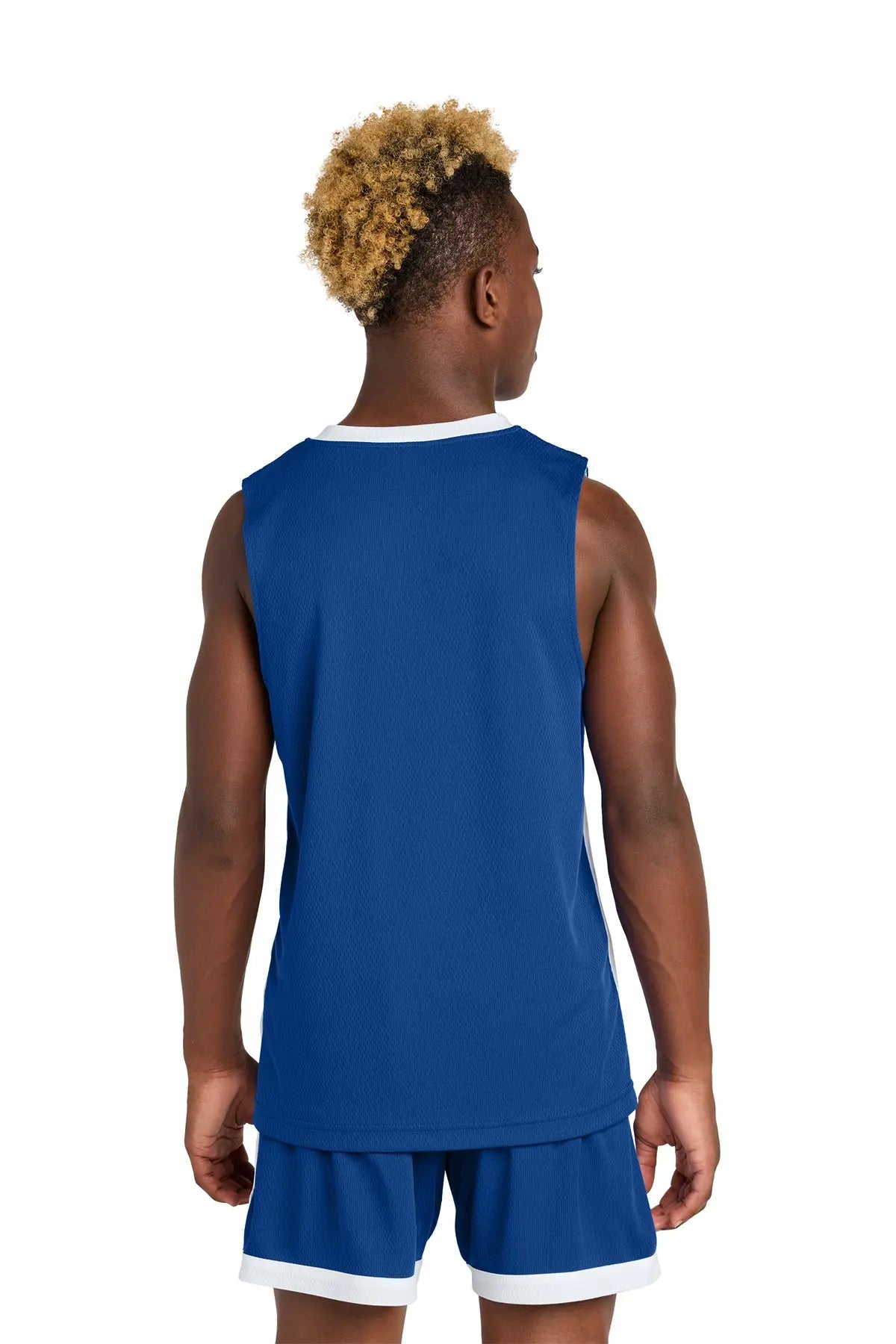 Sport-Tek® Youth Rival Basketball Rev Jersey #YST900 Game Over Merch