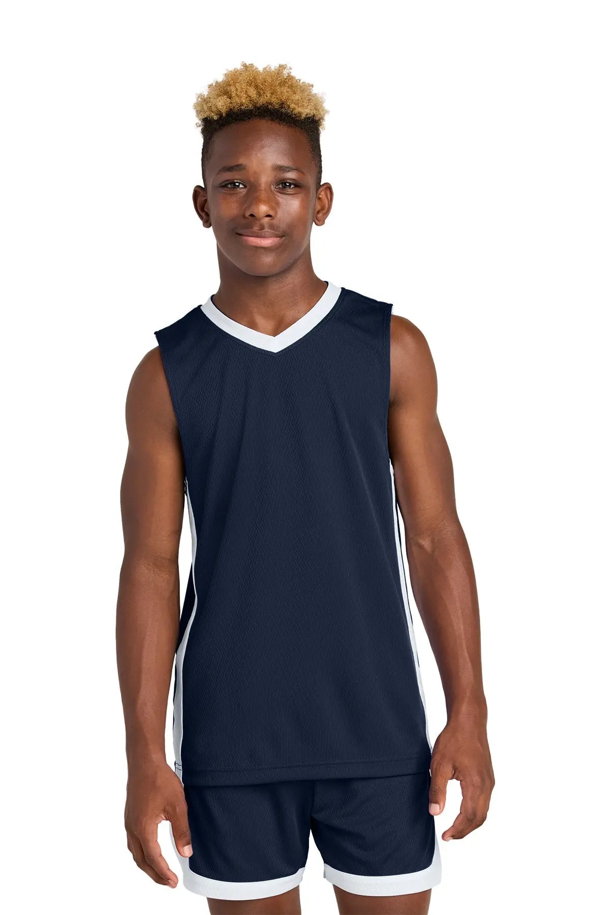 Sport-Tek® Youth Rival Basketball Rev Jersey #YST900 Game Over Merch