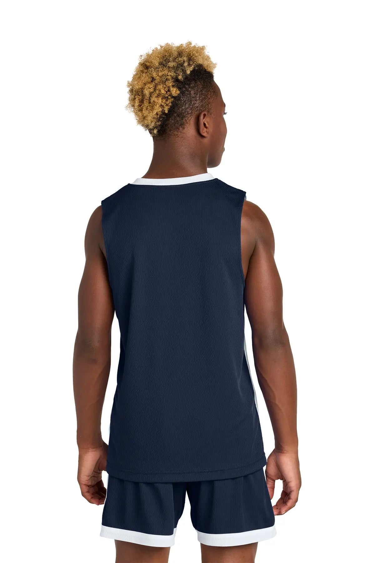 Sport-Tek® Youth Rival Basketball Rev Jersey #YST900 Game Over Merch