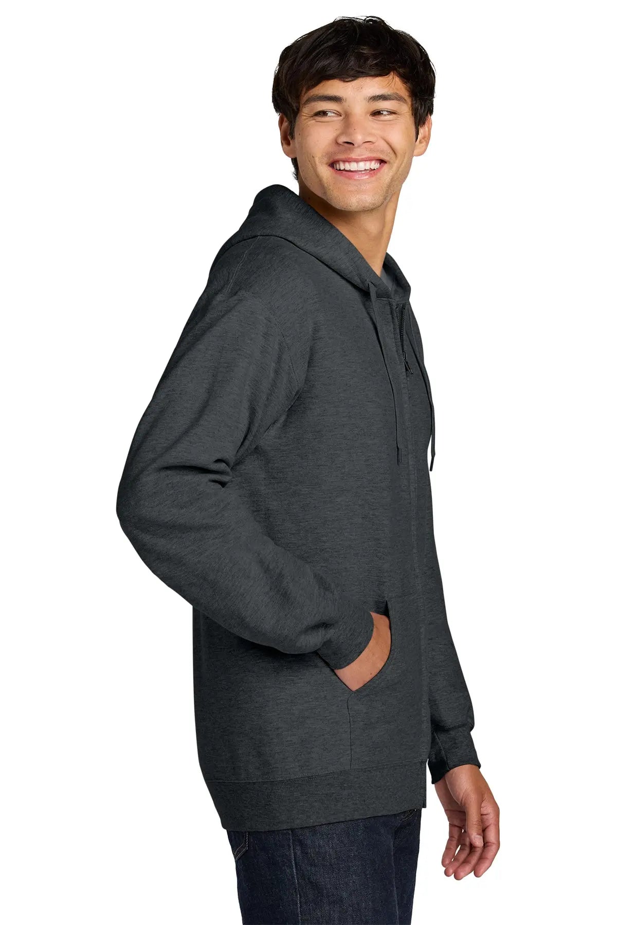 Gildan Softstyle® Midweight Fleece Full-Zip Hooded Sweatshirt #SF600