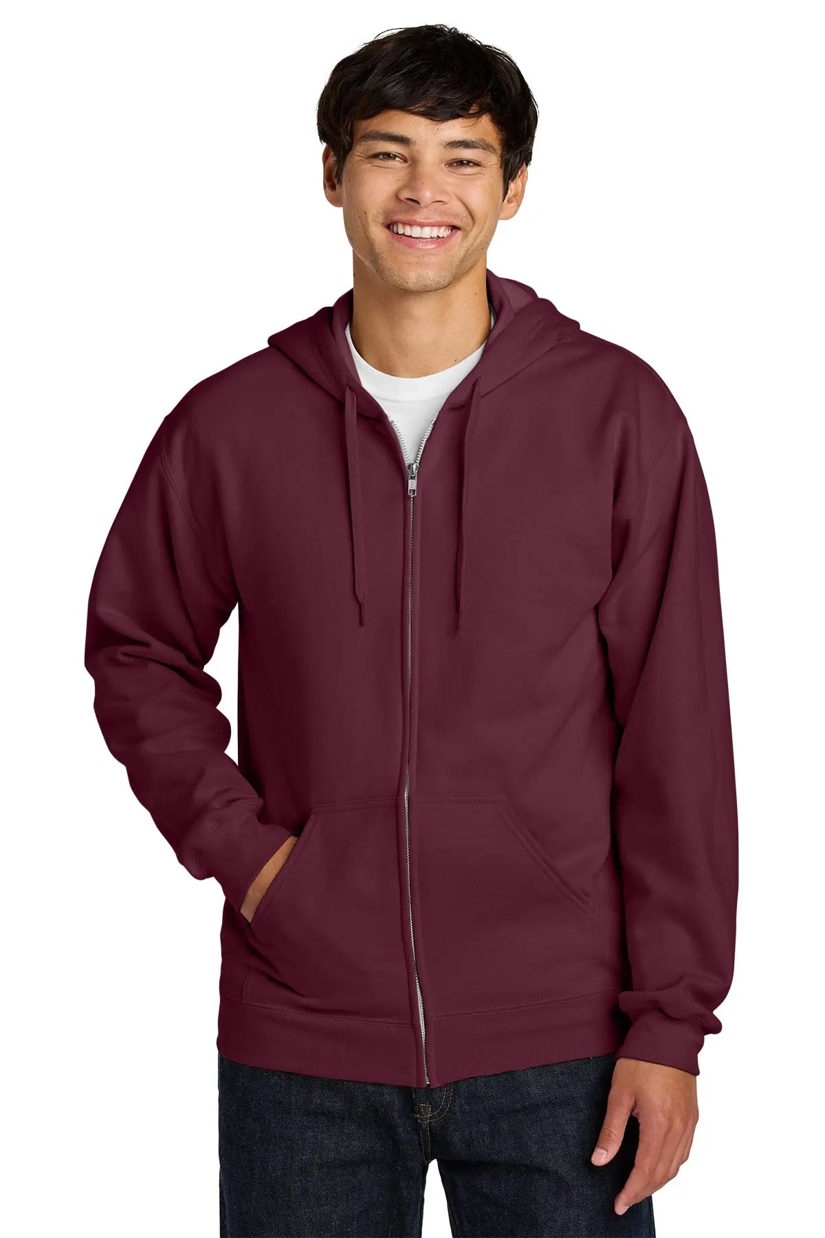 Gildan Softstyle® Midweight Fleece Full-Zip Hooded Sweatshirt #SF600