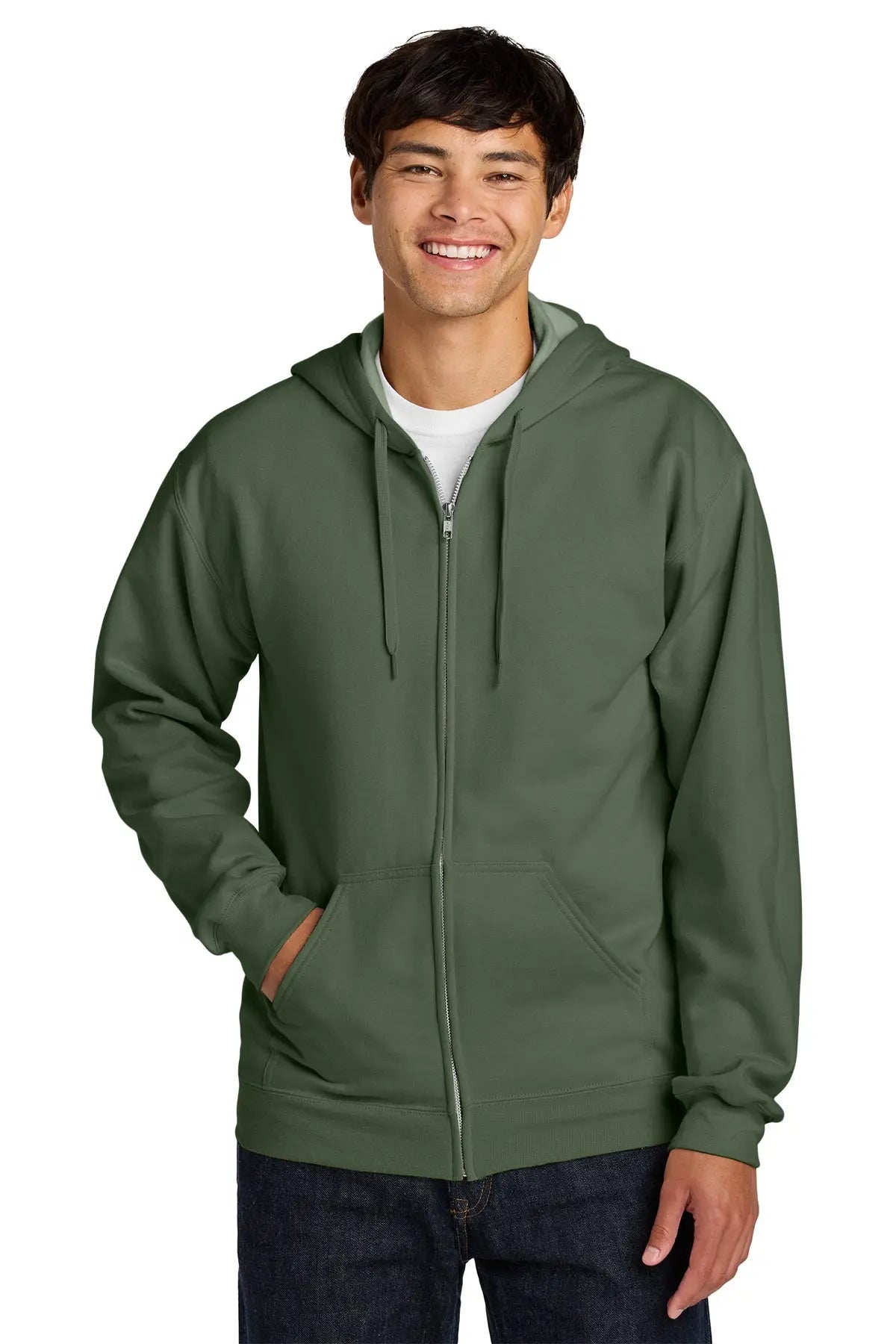 Gildan Softstyle® Midweight Fleece Full-Zip Hooded Sweatshirt #SF600