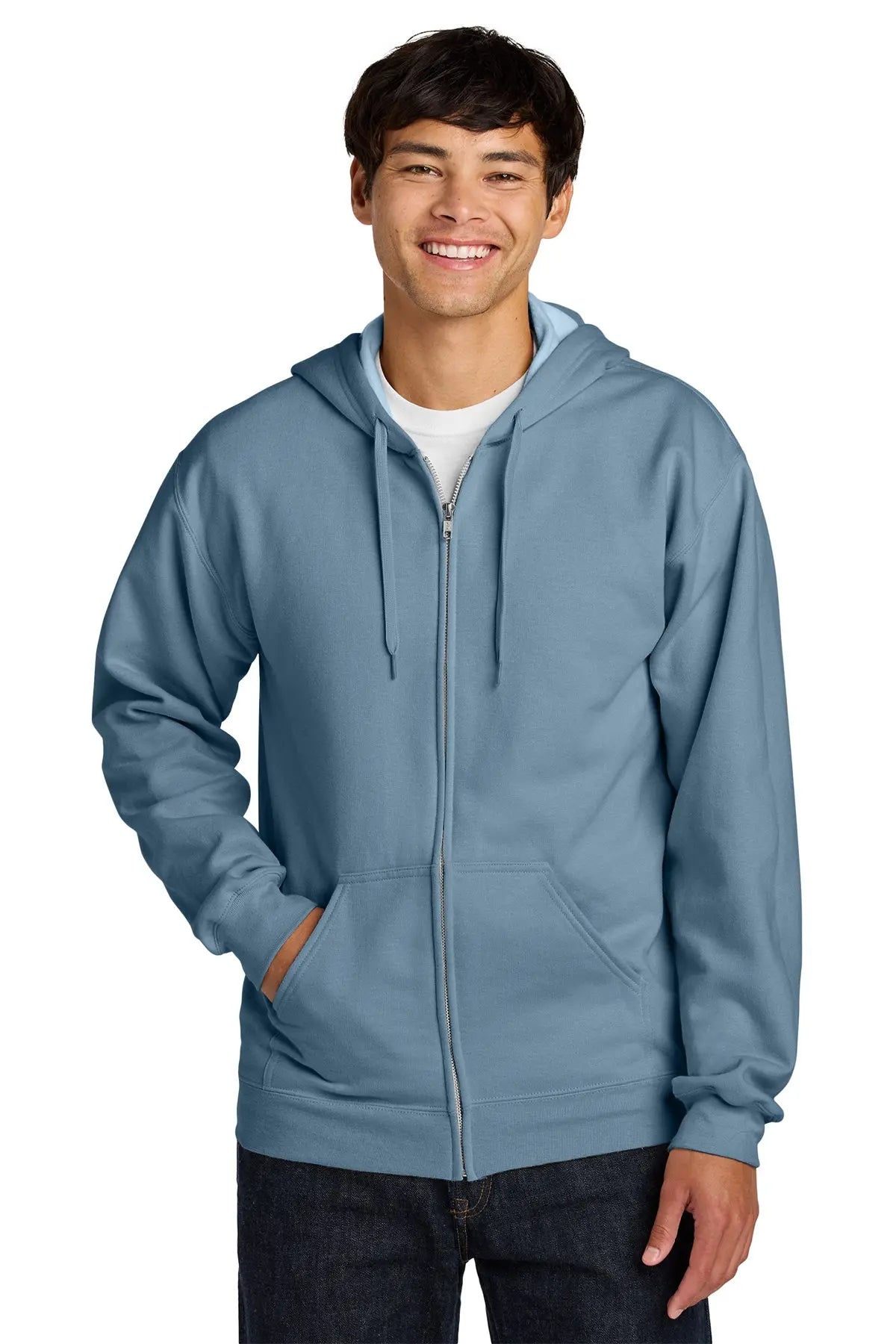 Gildan Softstyle® Midweight Fleece Full-Zip Hooded Sweatshirt #SF600