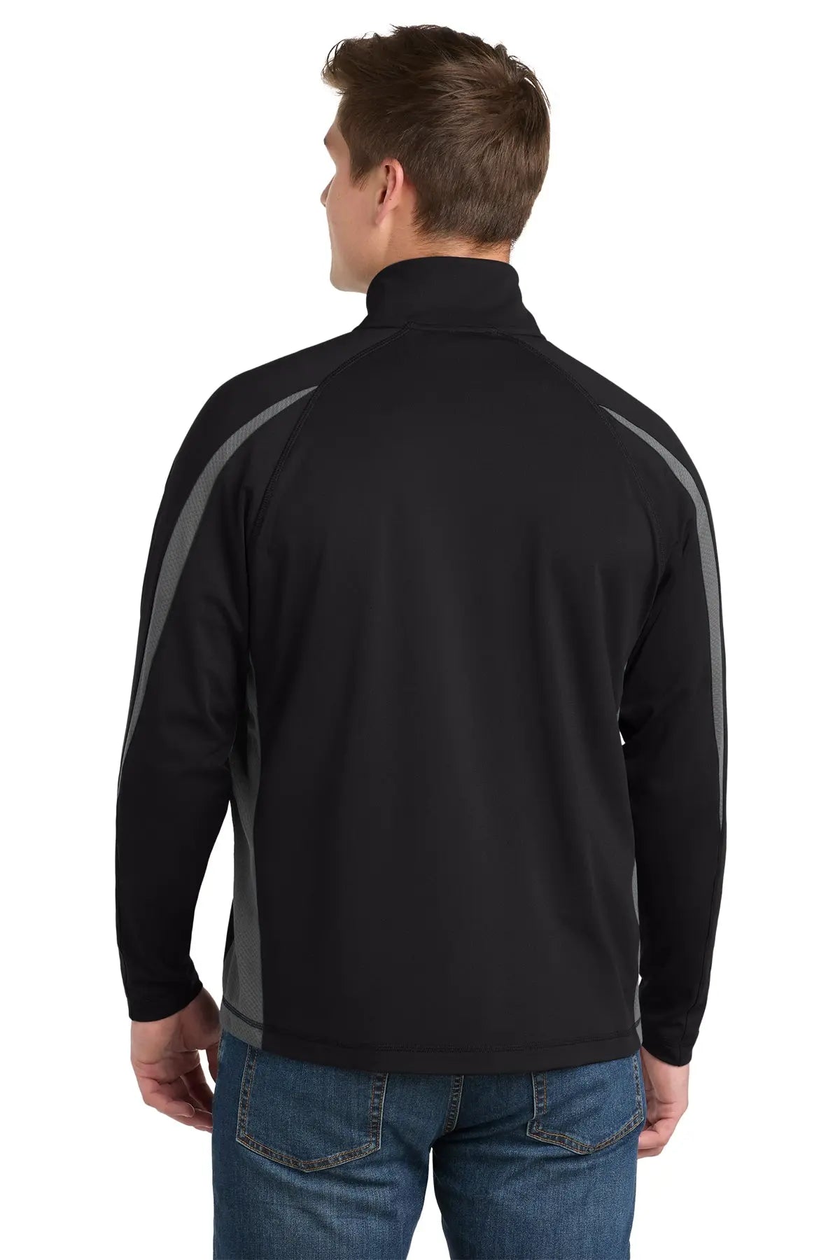 Sport-Tek® Sport-Wick® Stretch 1/4-Zip Colorblock Pullover #ST851 Game Over Merch
