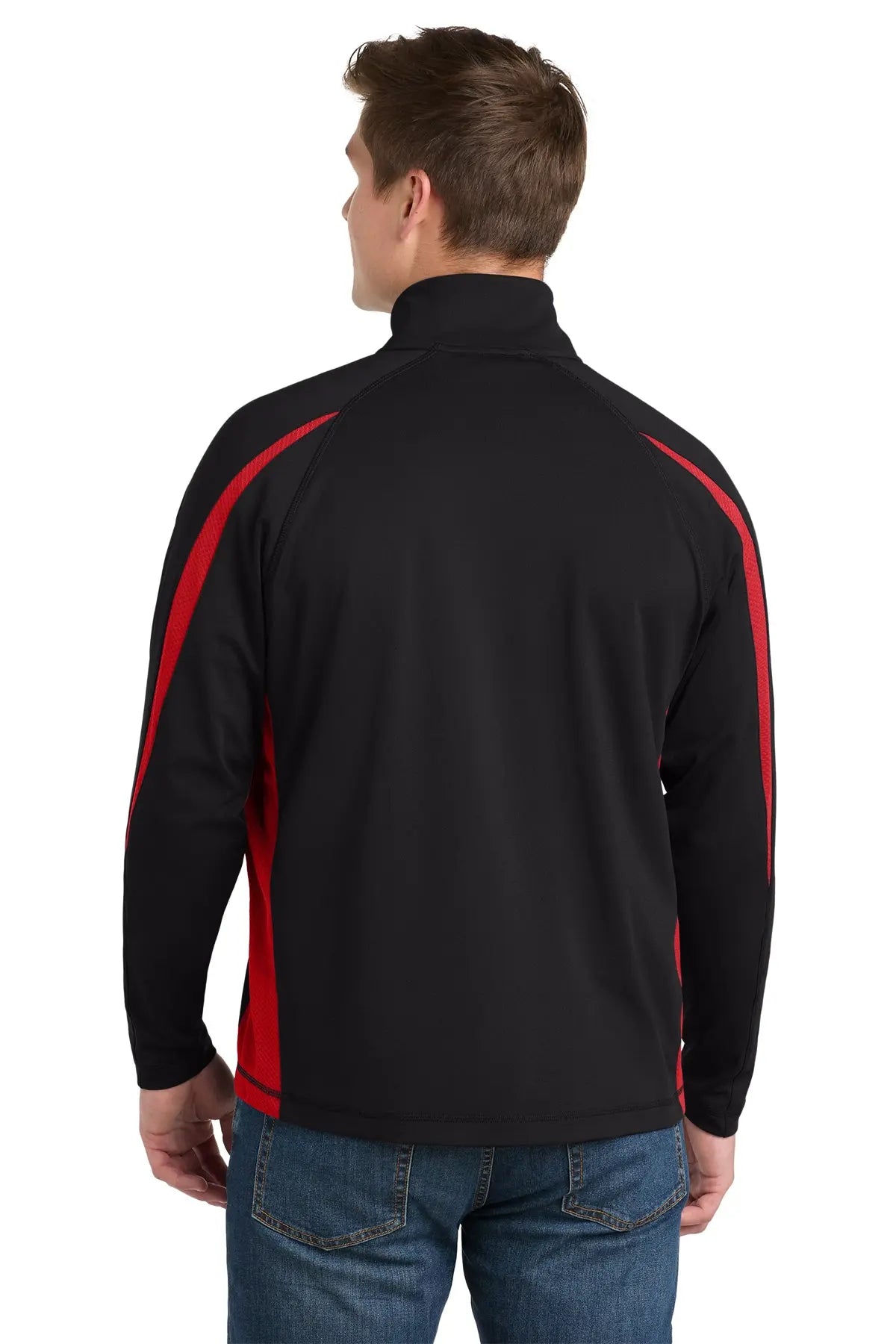 Sport-Tek® Sport-Wick® Stretch 1/4-Zip Colorblock Pullover #ST851 Game Over Merch