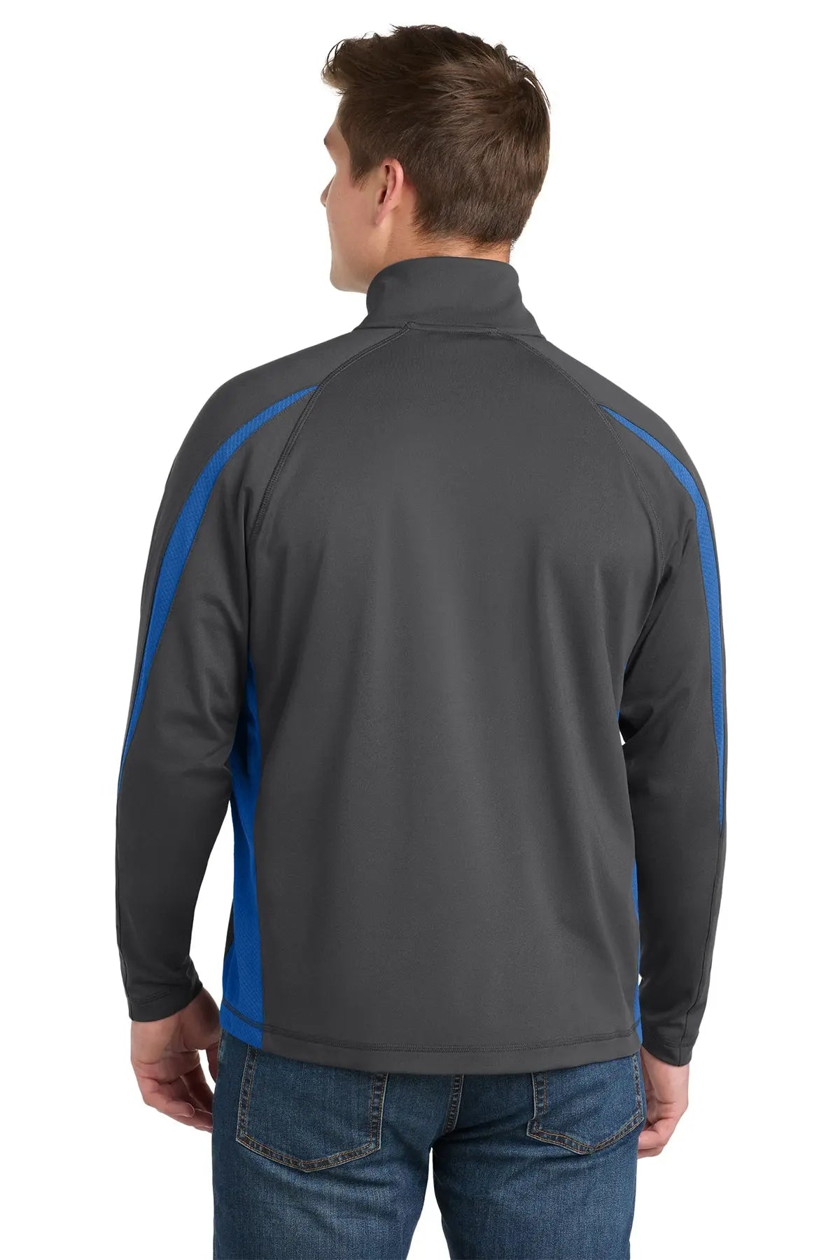 Sport-Tek® Sport-Wick® Stretch 1/4-Zip Colorblock Pullover #ST851 Game Over Merch