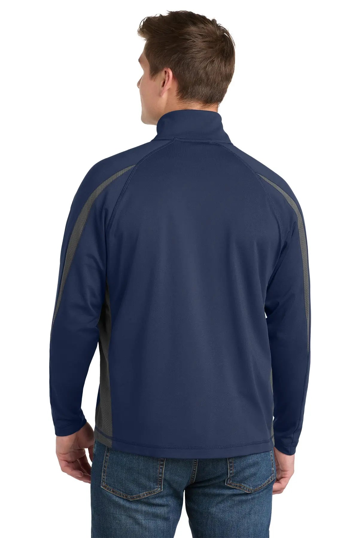 Sport-Tek® Sport-Wick® Stretch 1/4-Zip Colorblock Pullover #ST851 Game Over Merch