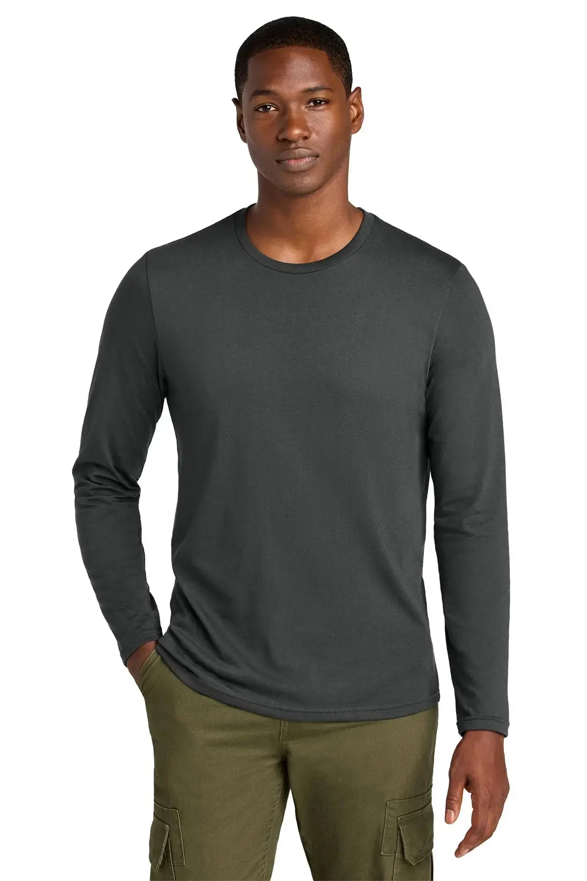 District® Perfect Weight® CVC Long Sleeve Tee #DT185 Game Over Merch