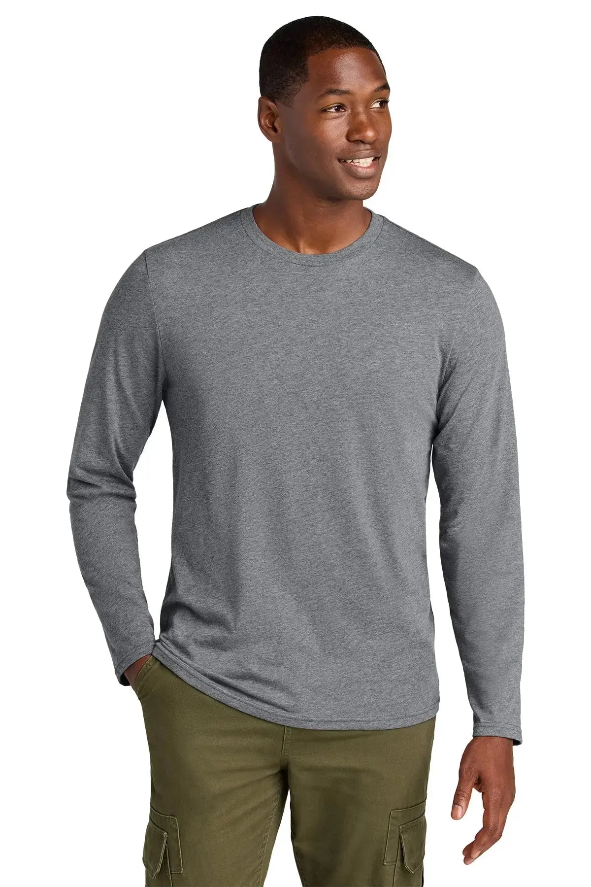 District® Perfect Weight® CVC Long Sleeve Tee #DT185 Game Over Merch