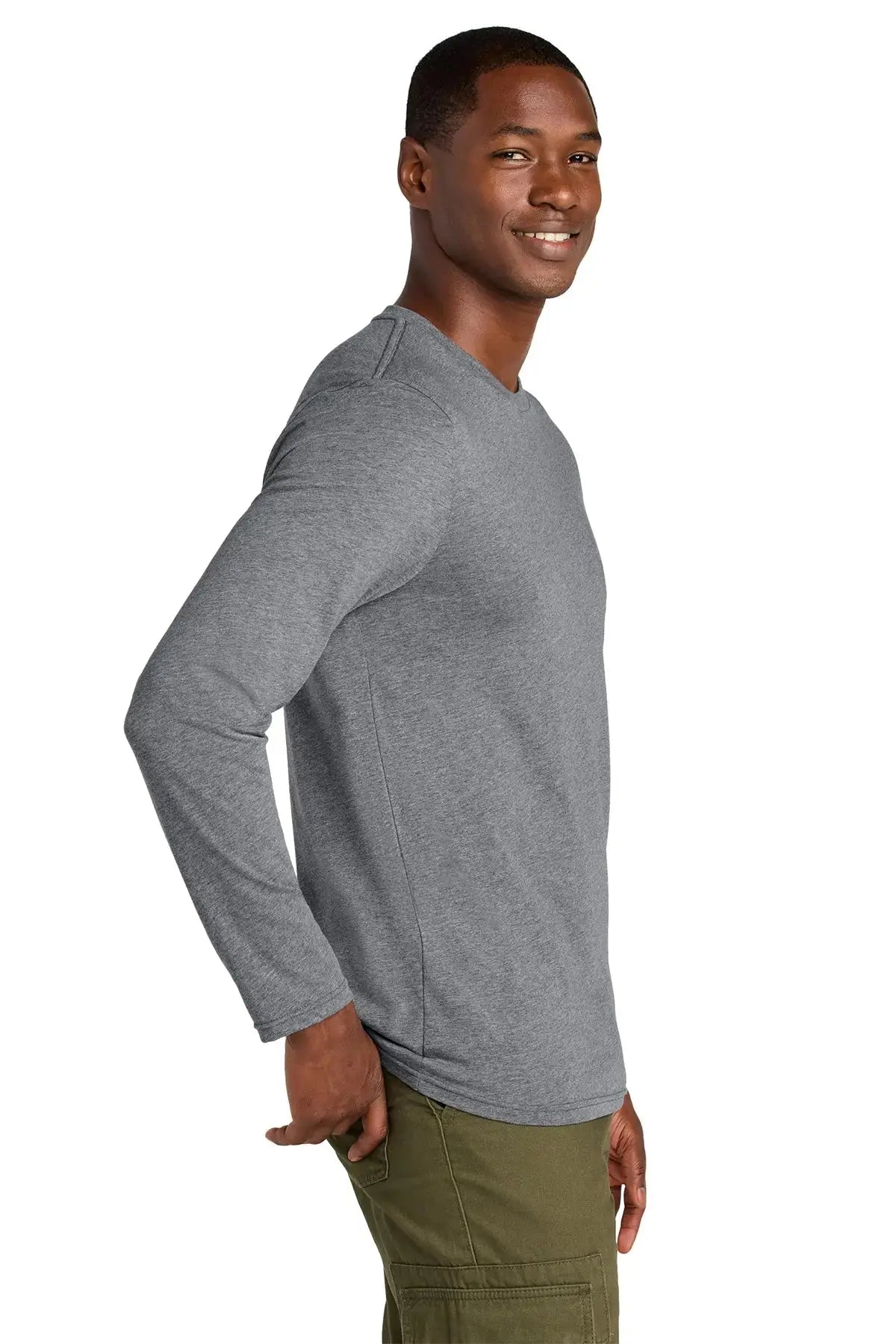 District® Perfect Weight® CVC Long Sleeve Tee #DT185 Game Over Merch