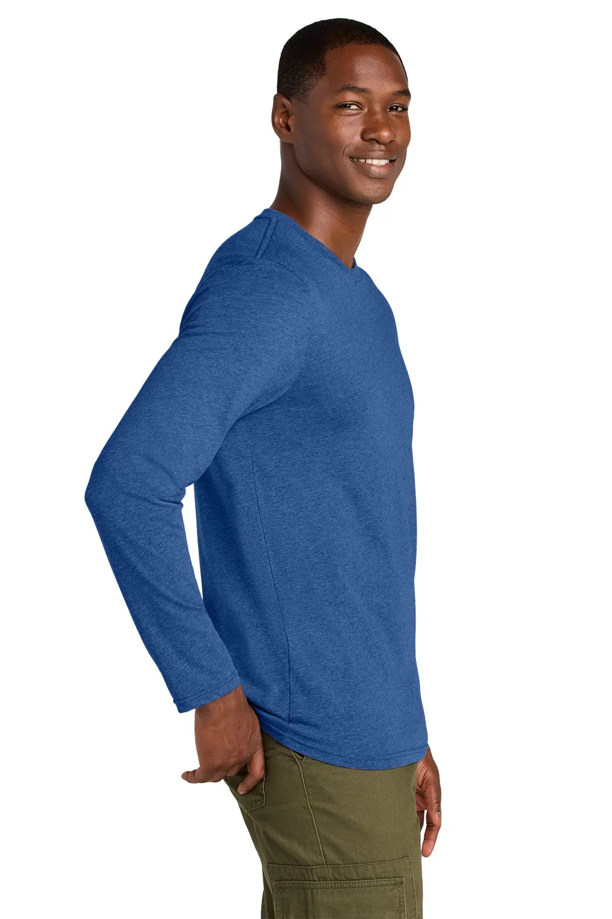 District® Perfect Weight® CVC Long Sleeve Tee #DT185