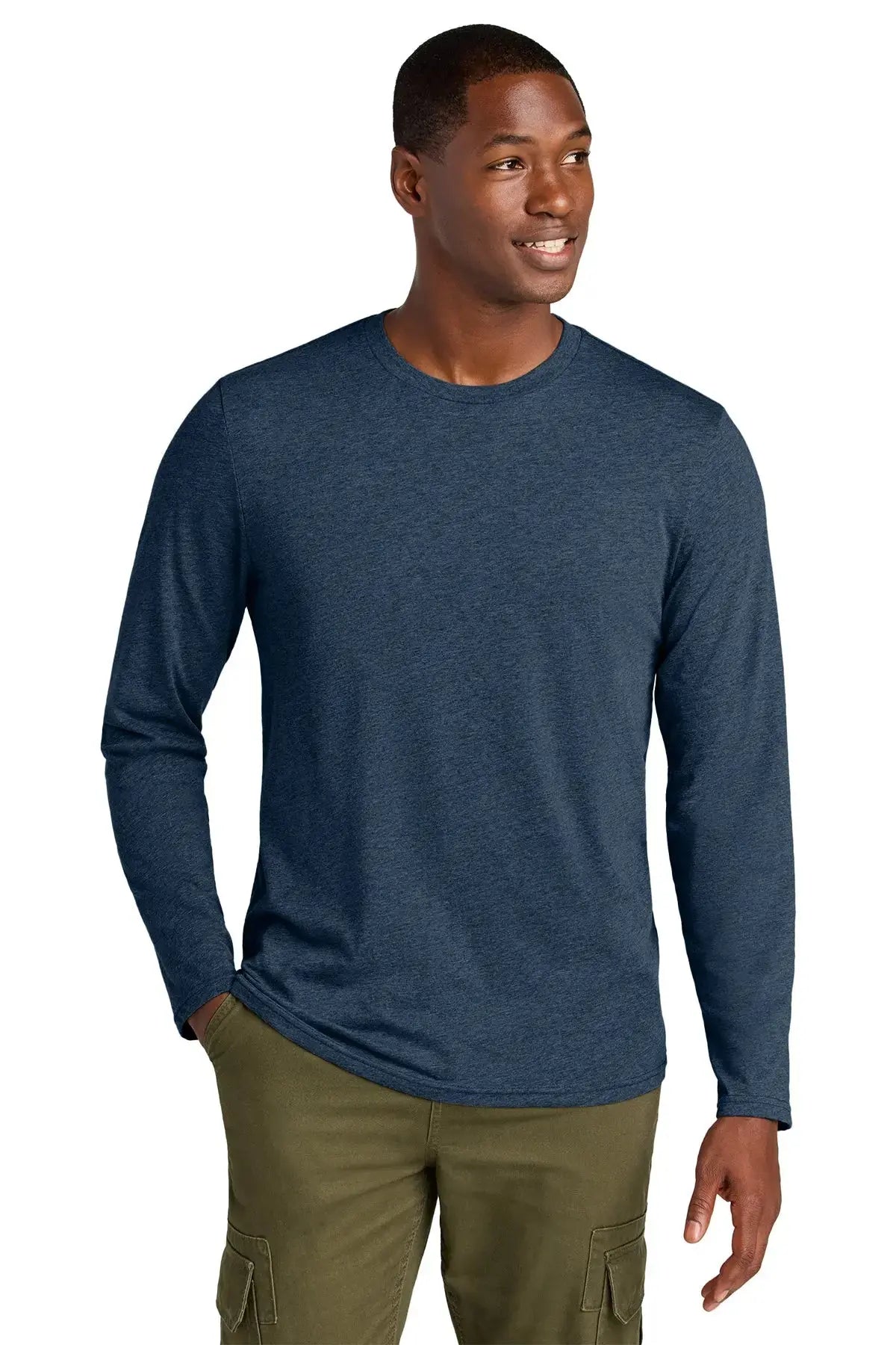District® Perfect Weight® CVC Long Sleeve Tee #DT185 Game Over Merch