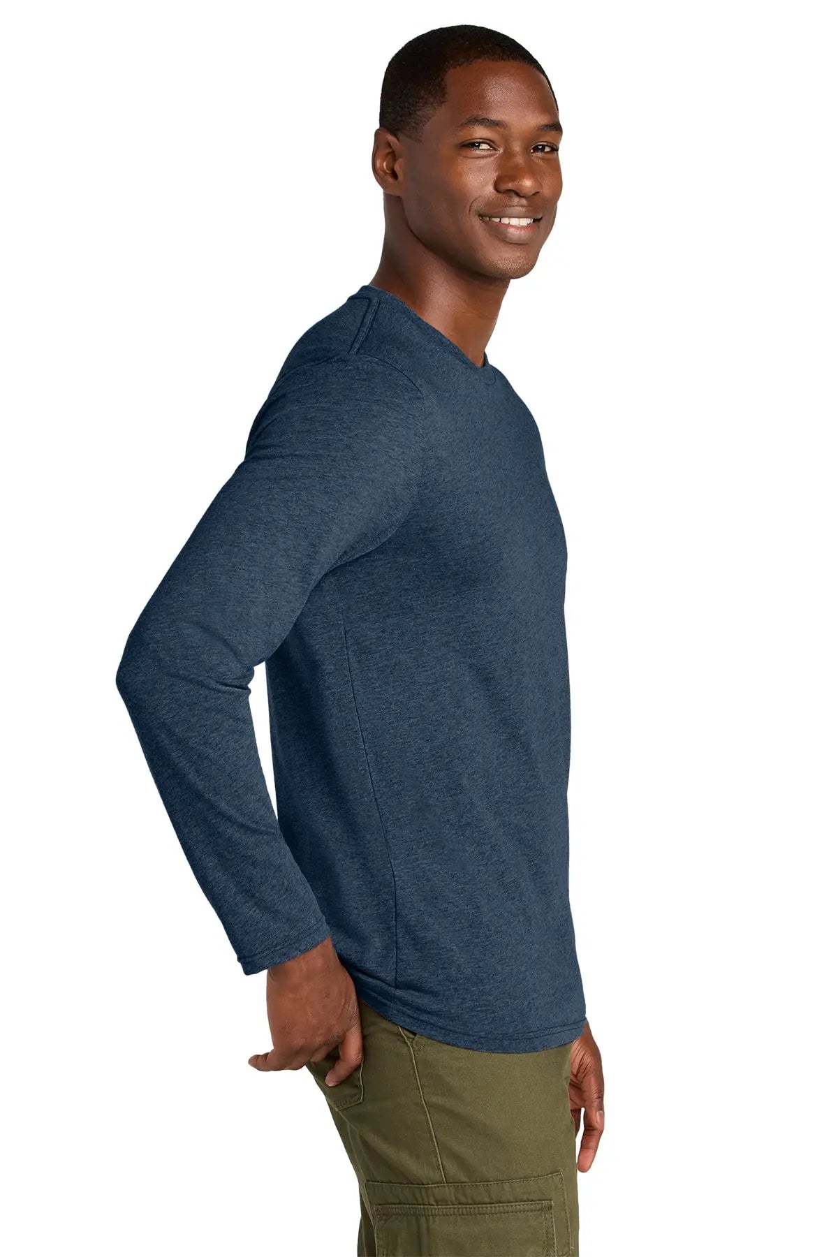 District® Perfect Weight® CVC Long Sleeve Tee #DT185