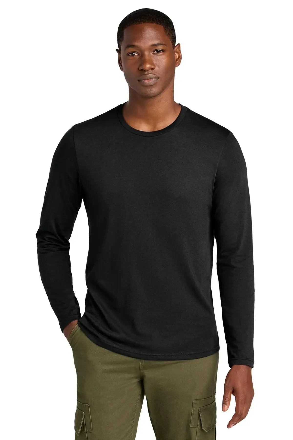 District® Perfect Weight® CVC Long Sleeve Tee #DT185 Game Over Merch