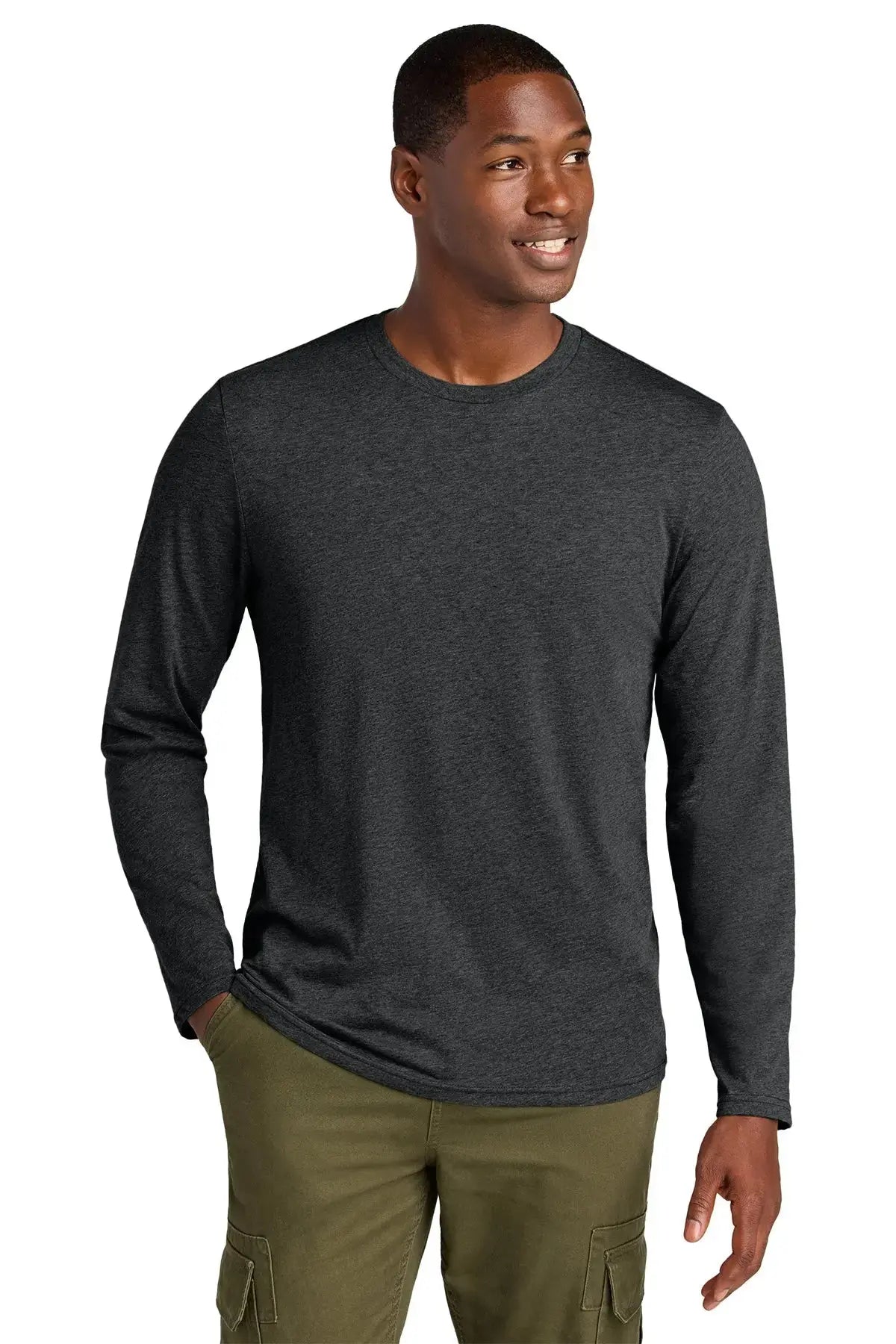 District® Perfect Weight® CVC Long Sleeve Tee #DT185 Game Over Merch