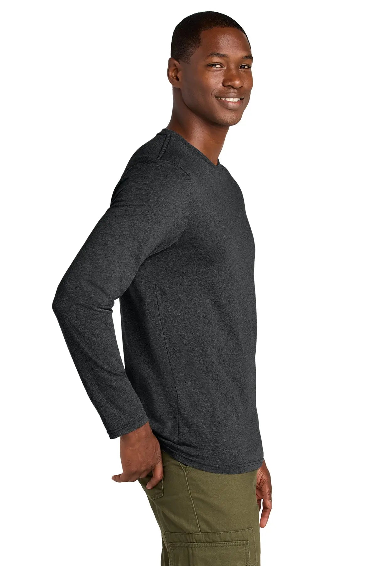 District® Perfect Weight® CVC Long Sleeve Tee #DT185