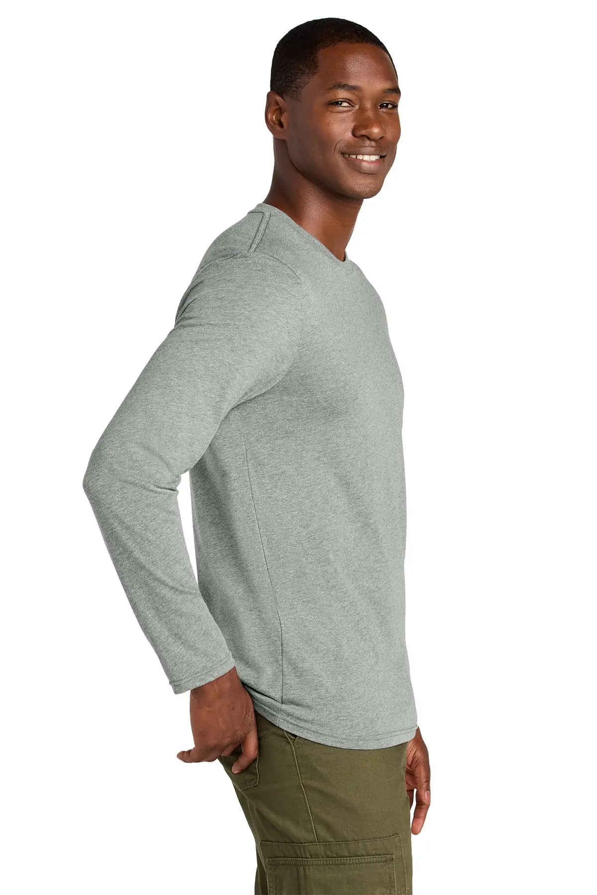 District® Perfect Weight® CVC Long Sleeve Tee #DT185