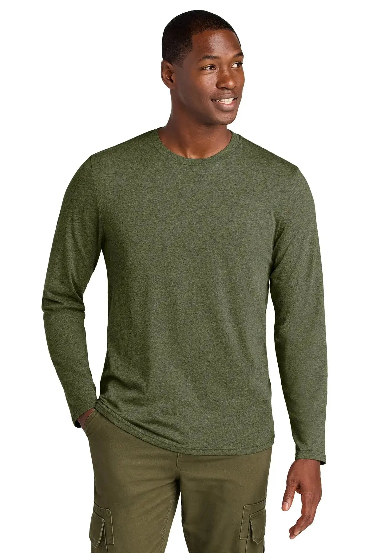 District® Perfect Weight® CVC Long Sleeve Tee #DT185 Game Over Merch