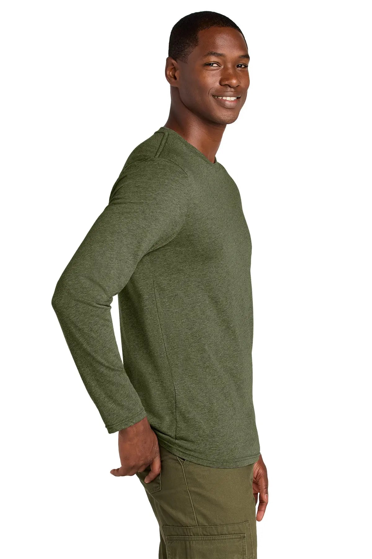 District® Perfect Weight® CVC Long Sleeve Tee #DT185