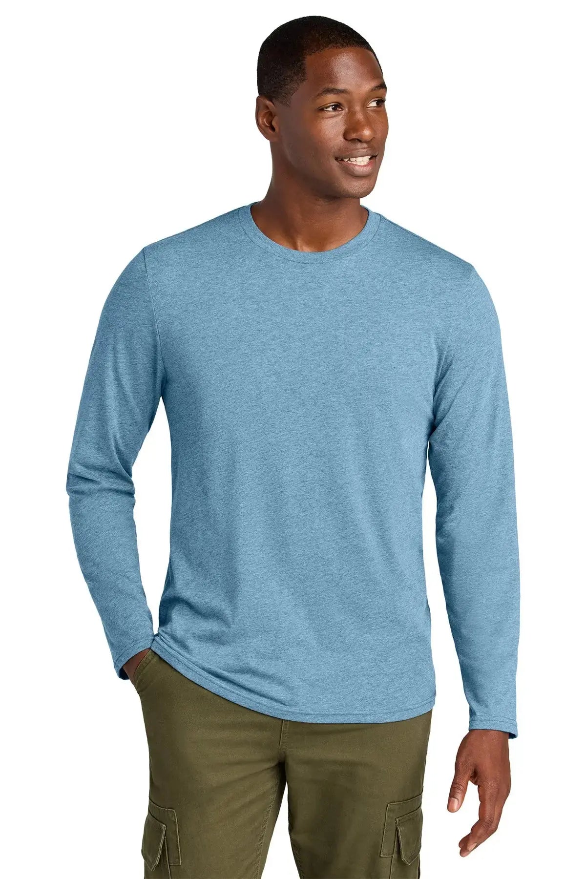 District® Perfect Weight® CVC Long Sleeve Tee #DT185 Game Over Merch