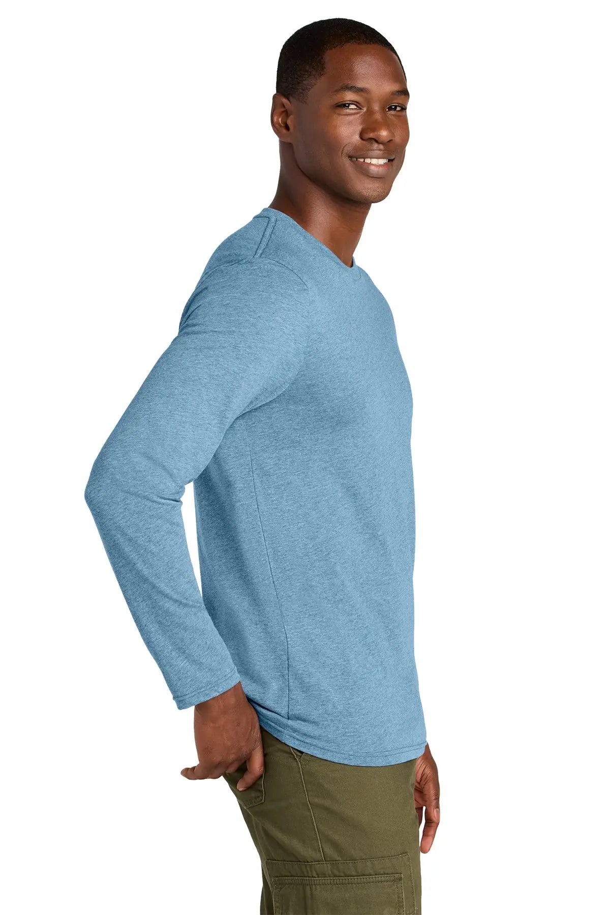 District® Perfect Weight® CVC Long Sleeve Tee #DT185