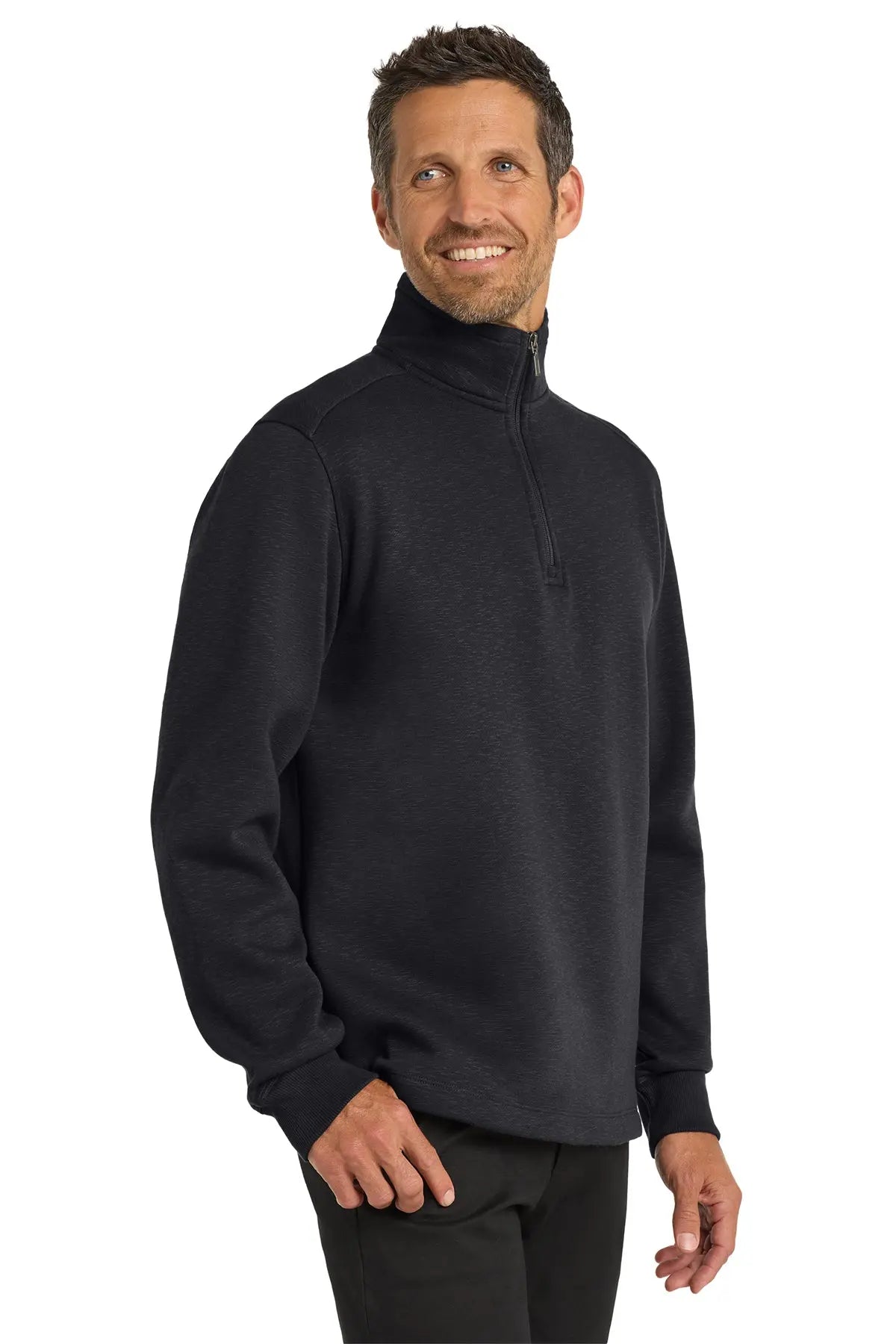 Port Authority® Slub Fleece 1/4-Zip Pullover #F295 Game Over Merch
