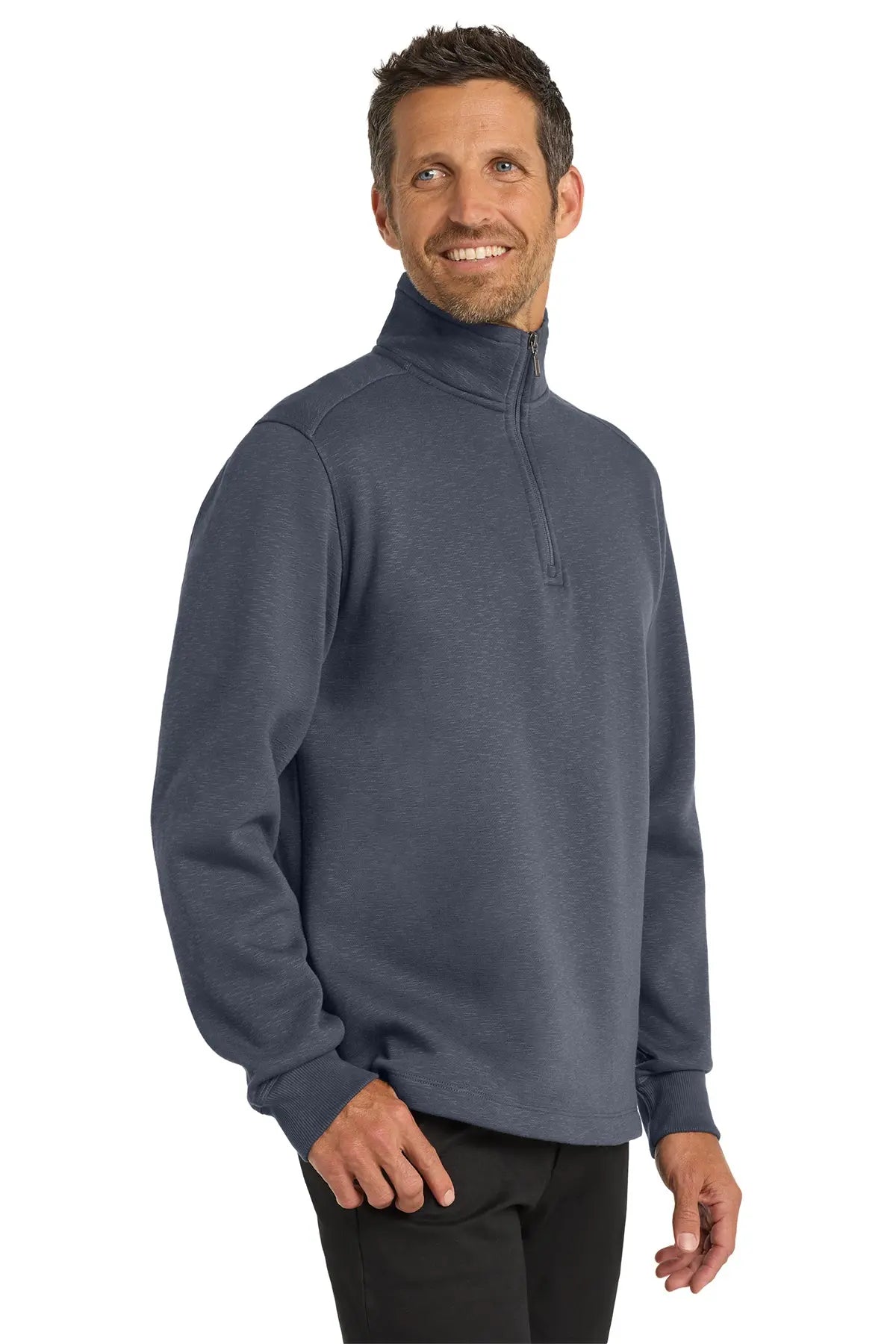 Port Authority® Slub Fleece 1/4-Zip Pullover #F295 Game Over Merch