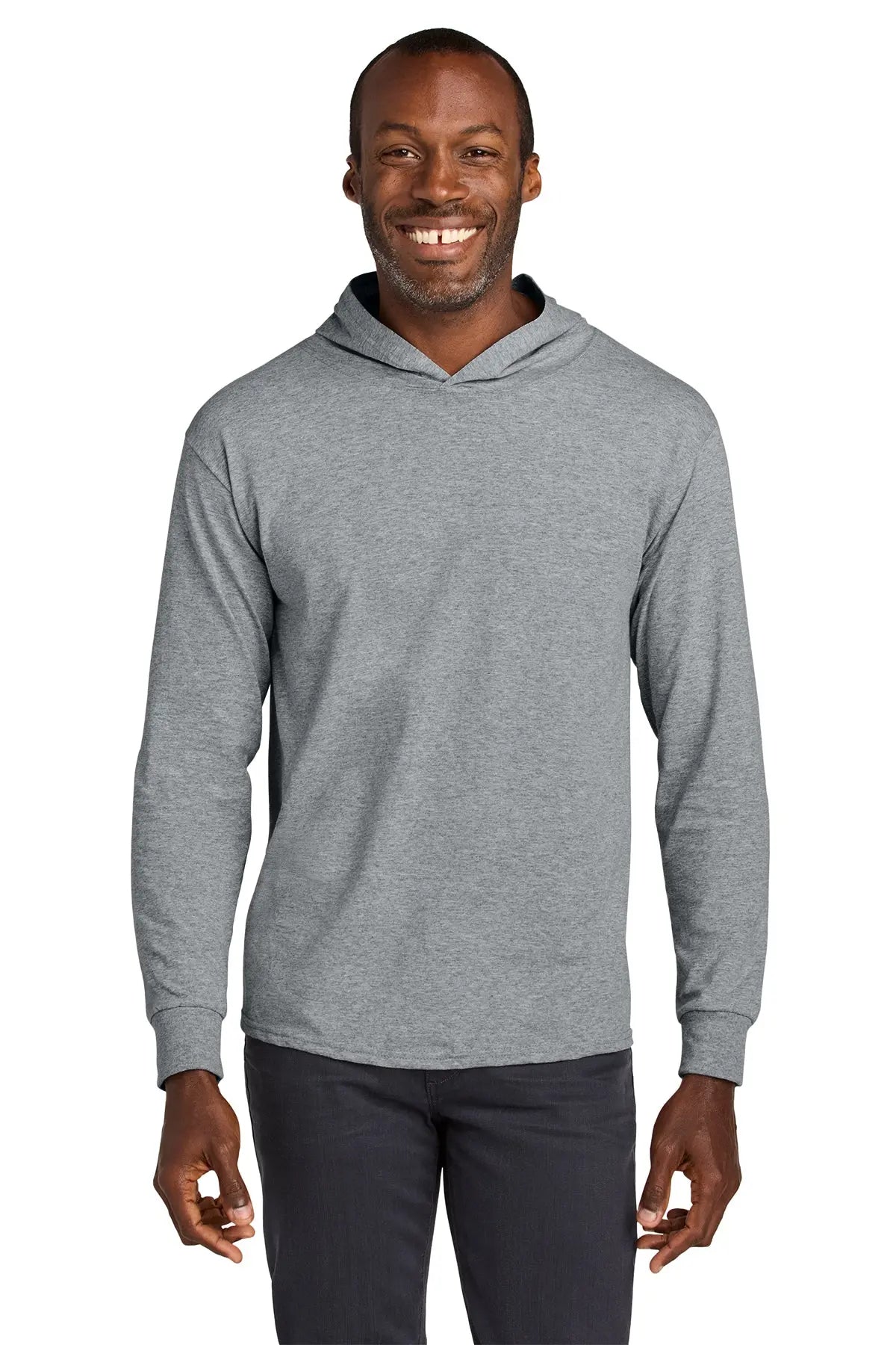 Jerzees Classics™ Unisex Cotton Long Sleeve Hooded T-Shirt #363LH