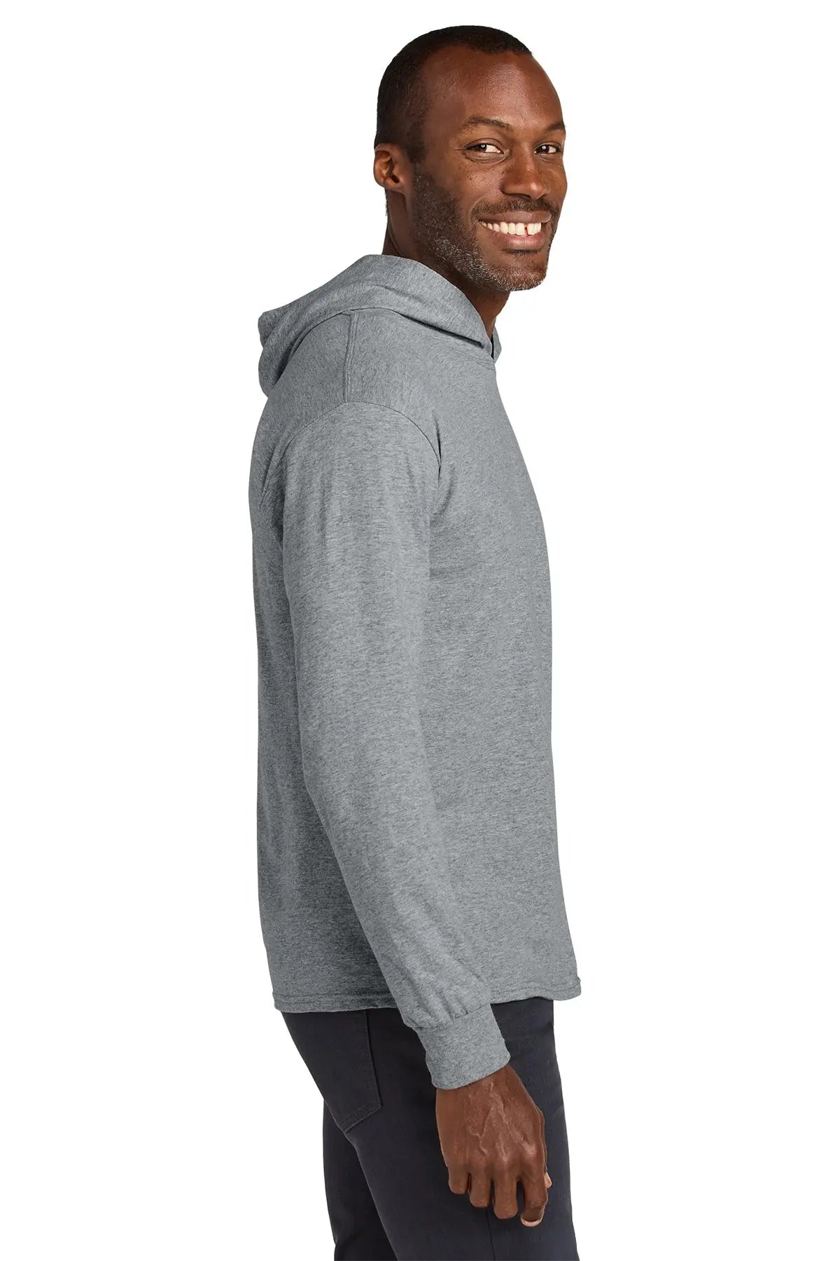 Jerzees Classics™ Unisex Cotton Long Sleeve Hooded T-Shirt #363LH