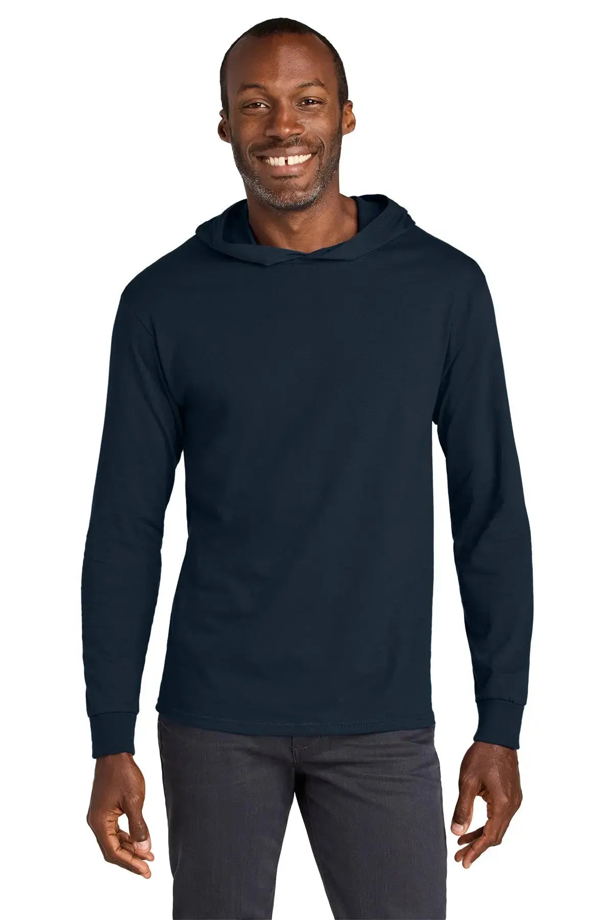 Jerzees Classics™ Unisex Cotton Long Sleeve Hooded T-Shirt #363LH Game Over Merch