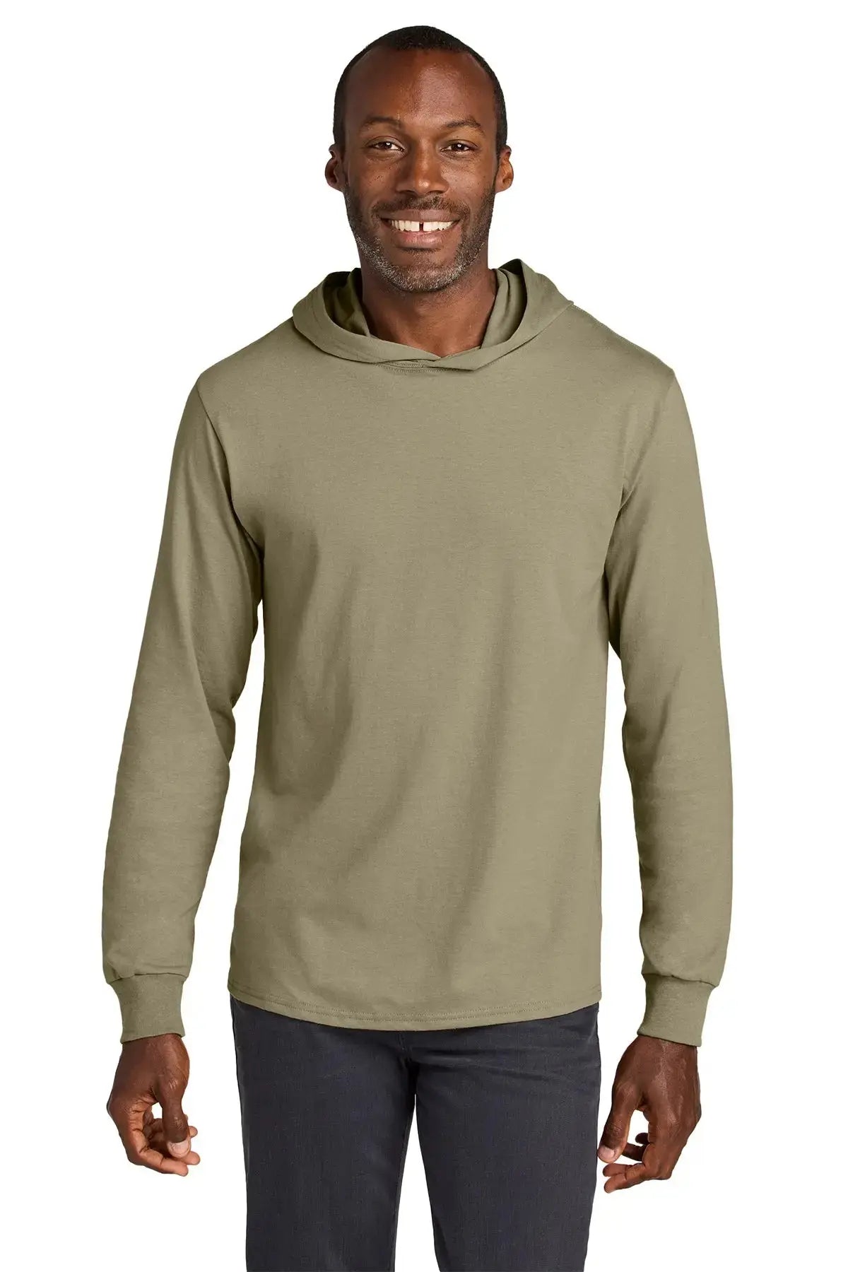 Jerzees Classics™ Unisex Cotton Long Sleeve Hooded T-Shirt #363LH Game Over Merch