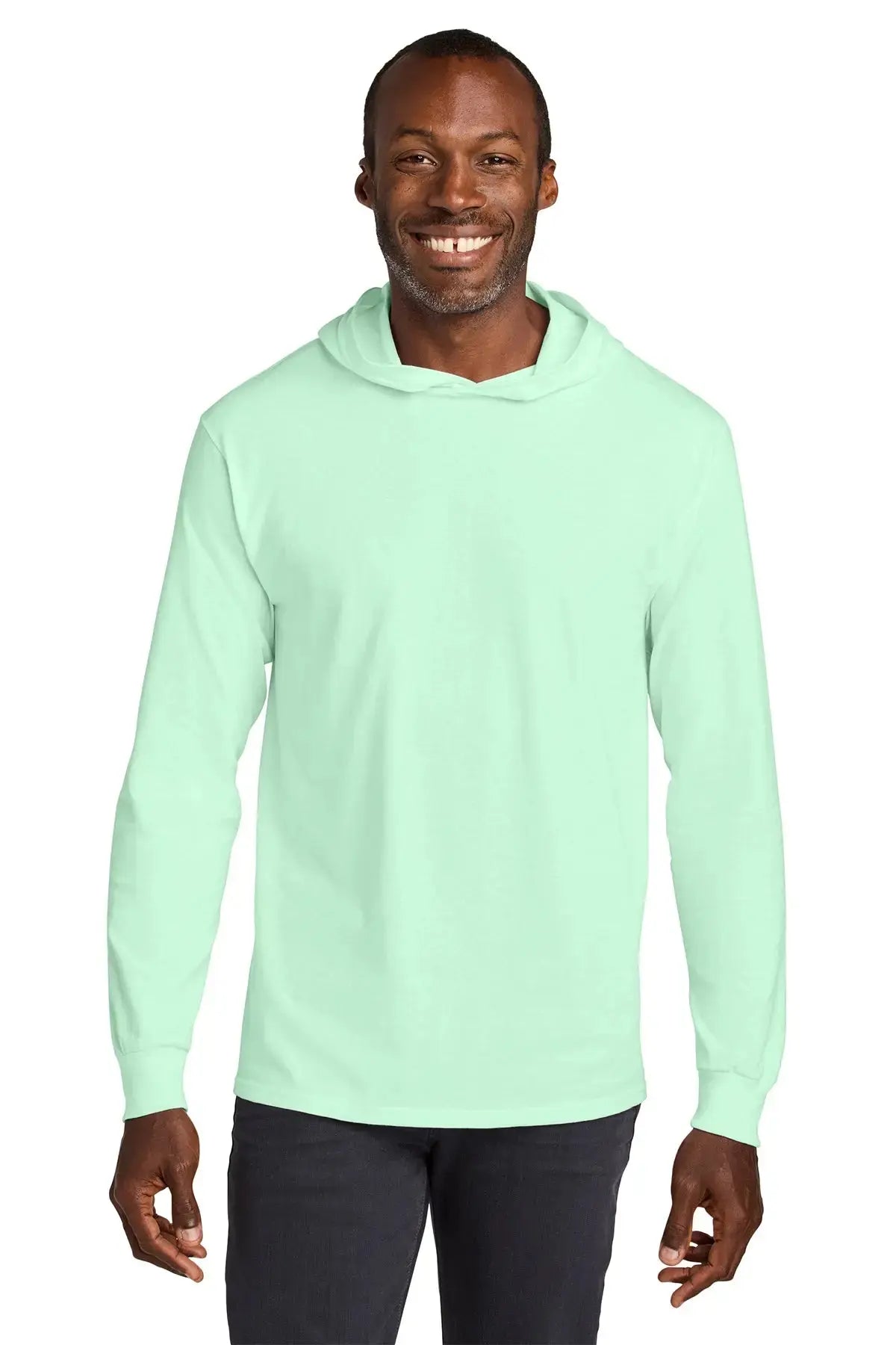 Jerzees Classics™ Unisex Cotton Long Sleeve Hooded T-Shirt #363LH Game Over Merch