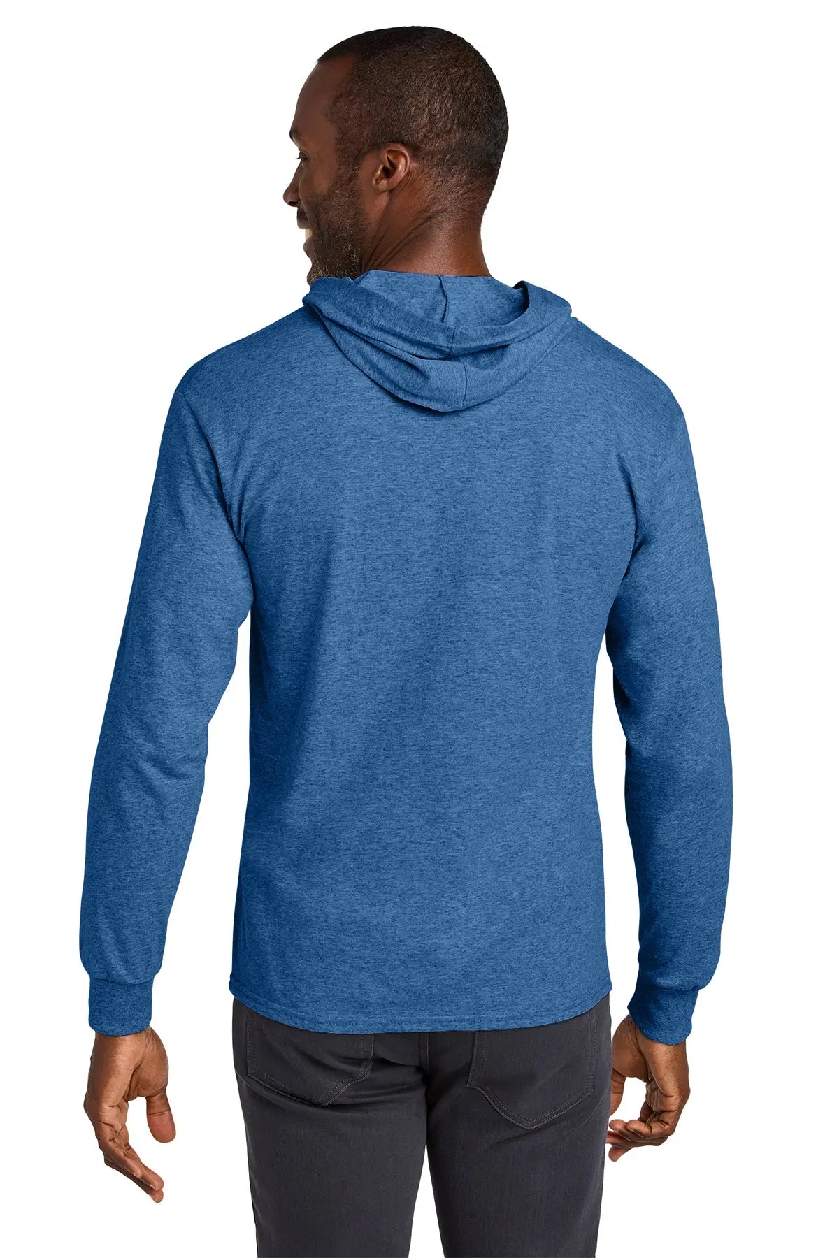 Jerzees Classics™ Unisex Cotton Long Sleeve Hooded T-Shirt #363LH
