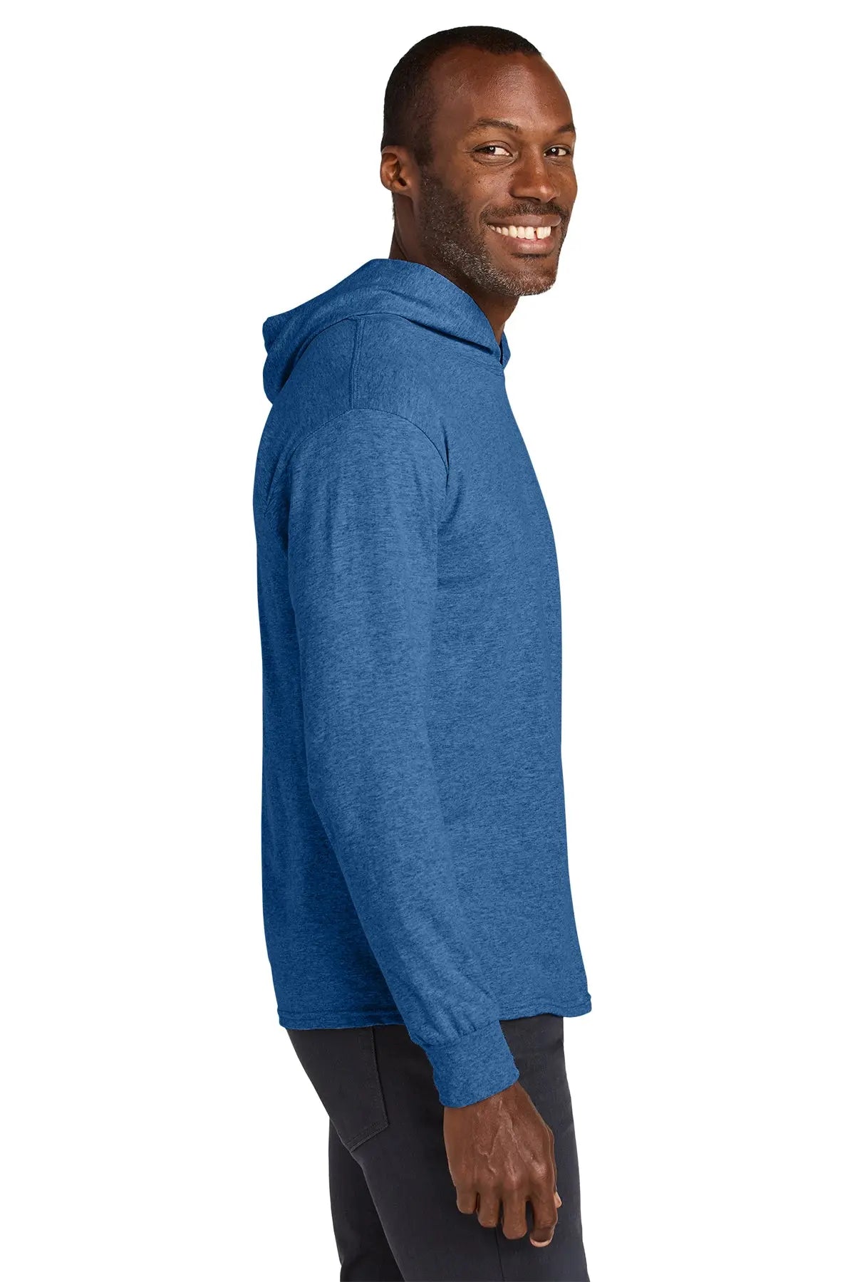 Jerzees Classics™ Unisex Cotton Long Sleeve Hooded T-Shirt #363LH