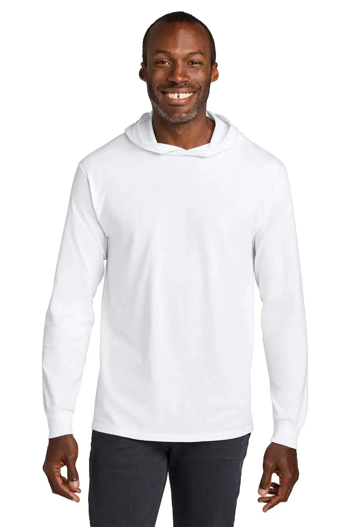 Jerzees Classics™ Unisex Cotton Long Sleeve Hooded T-Shirt #363LH Game Over Merch