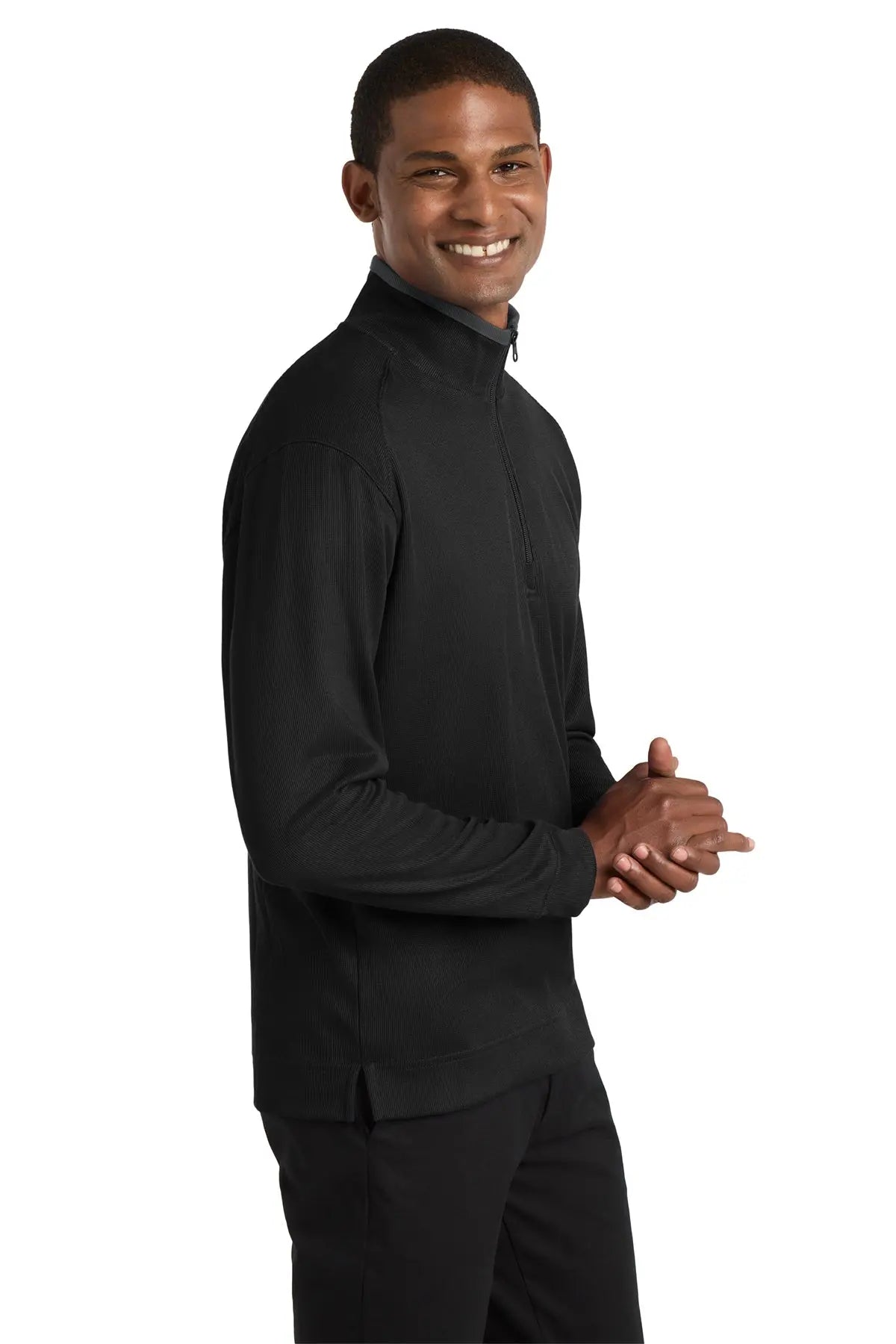 Port Authority® Vertical Texture 1/4-Zip Pullover #K805 Game Over Merch