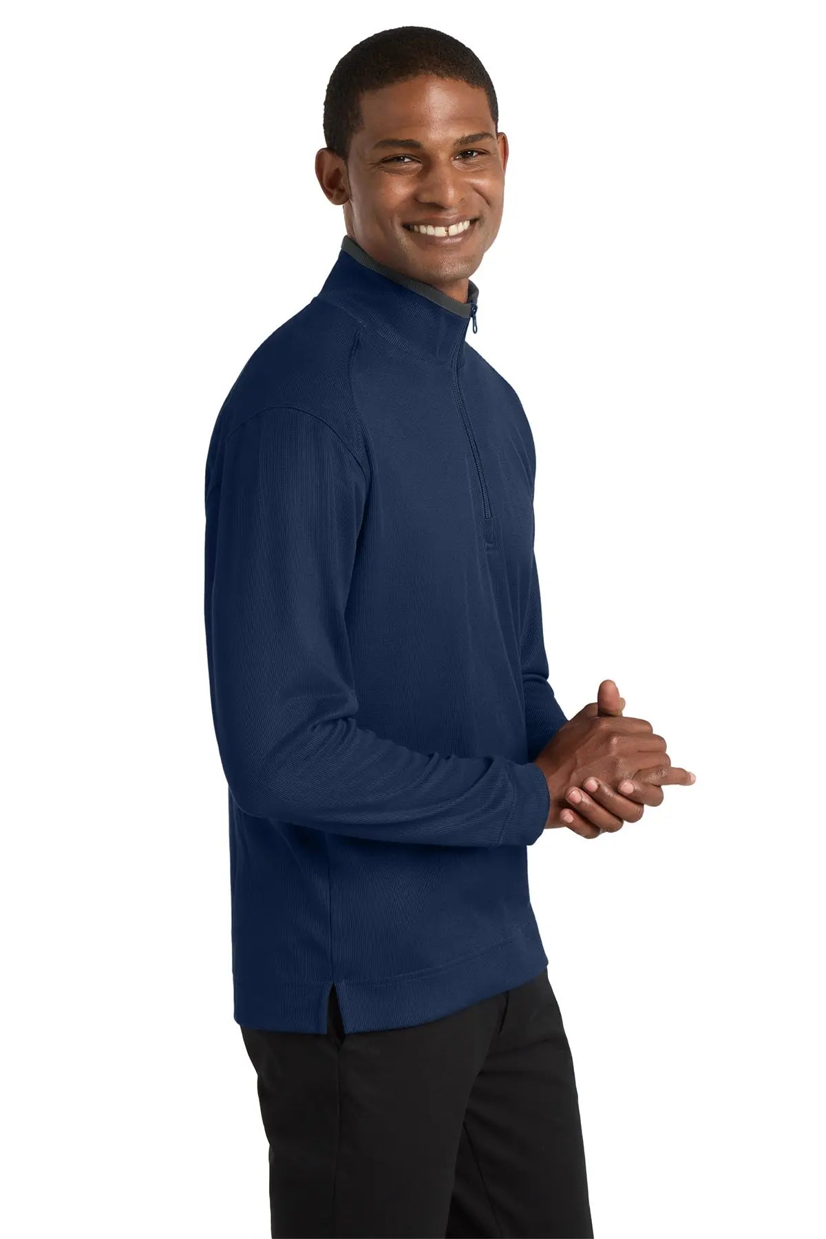 Port Authority® Vertical Texture 1/4-Zip Pullover #K805 Game Over Merch