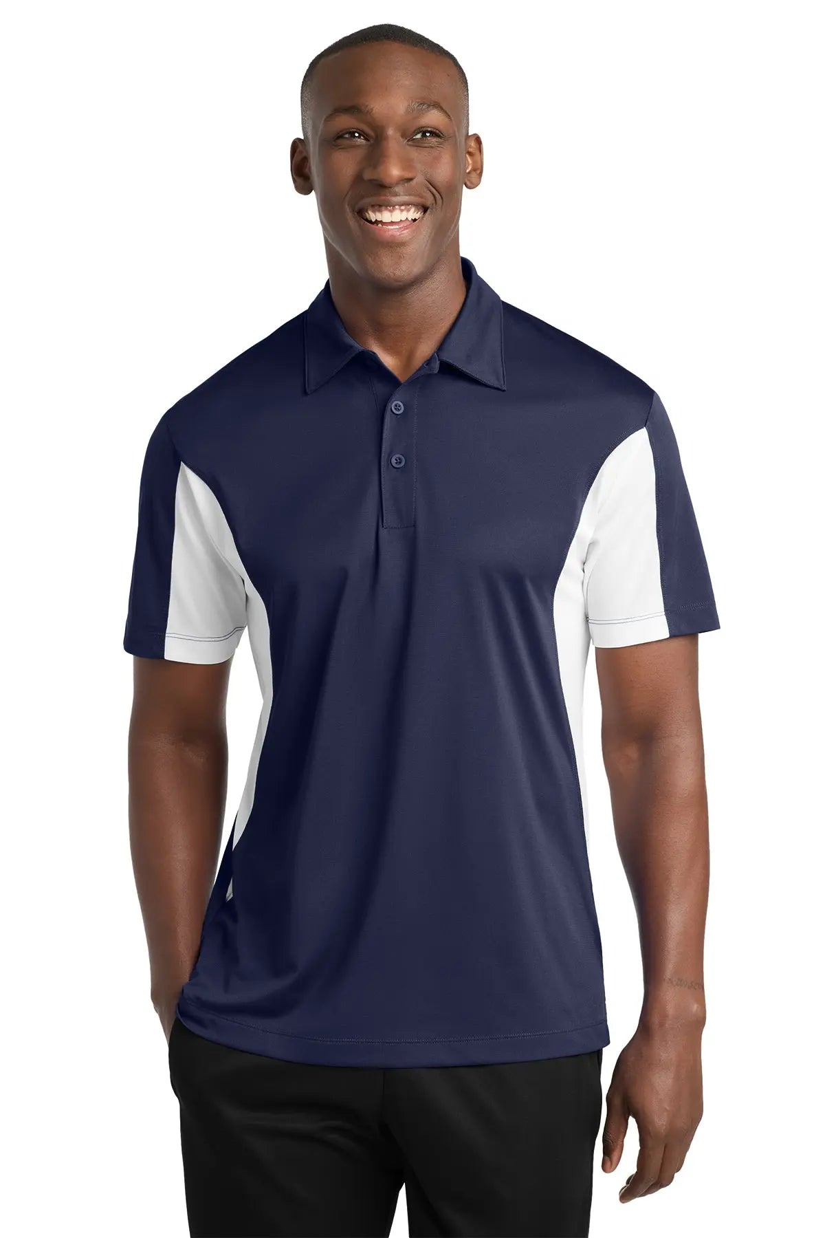 Sport-Tek® Tall Side Blocked Micropique Sport-Wick® Polo #TST655Game Over Merch