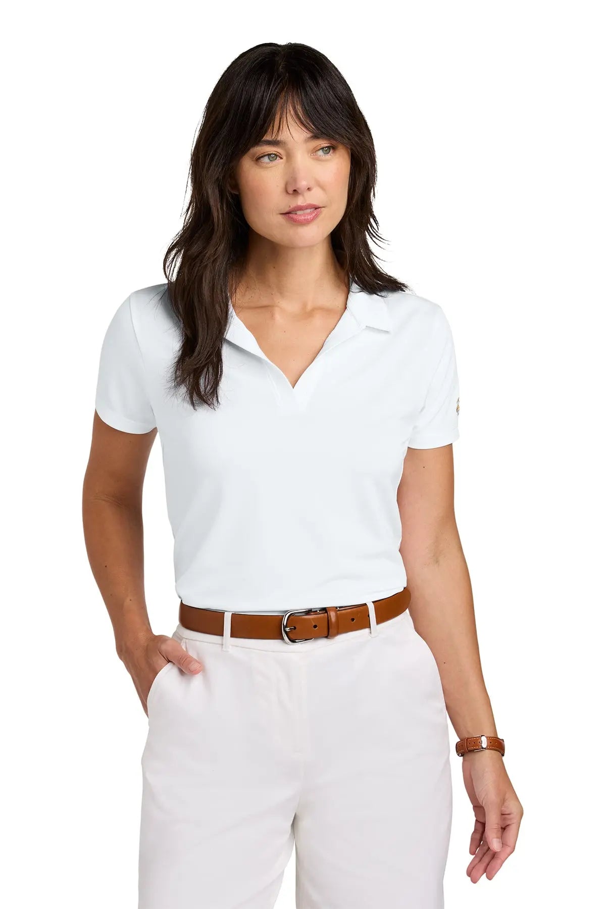 Brooks Brothers® Women’s Mesh Pique Performance Polo #BB18221Game Over Merch