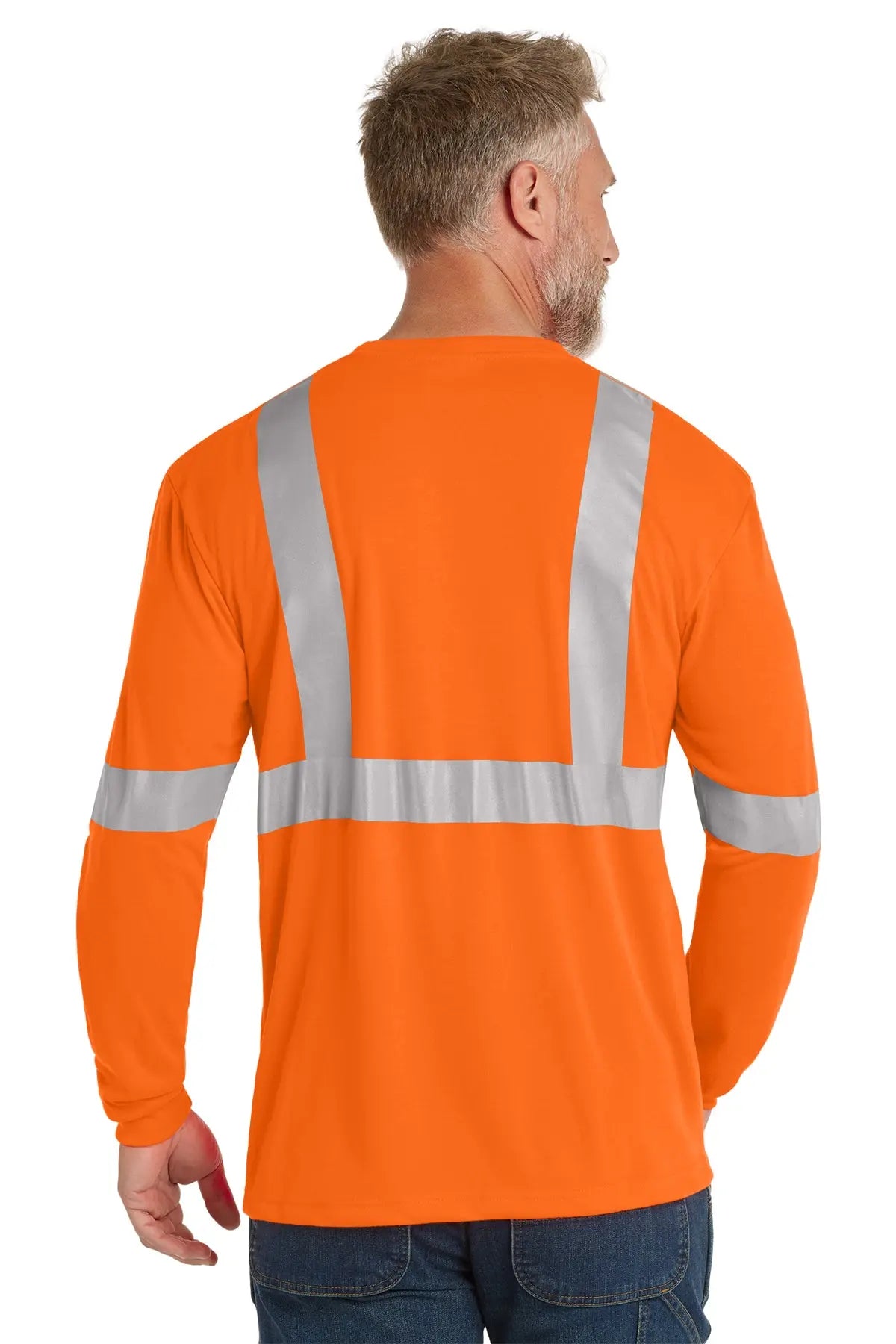 CornerStone® ANSI 107 Class 2 Long Sleeve Safety T-Shirt #CS401LS