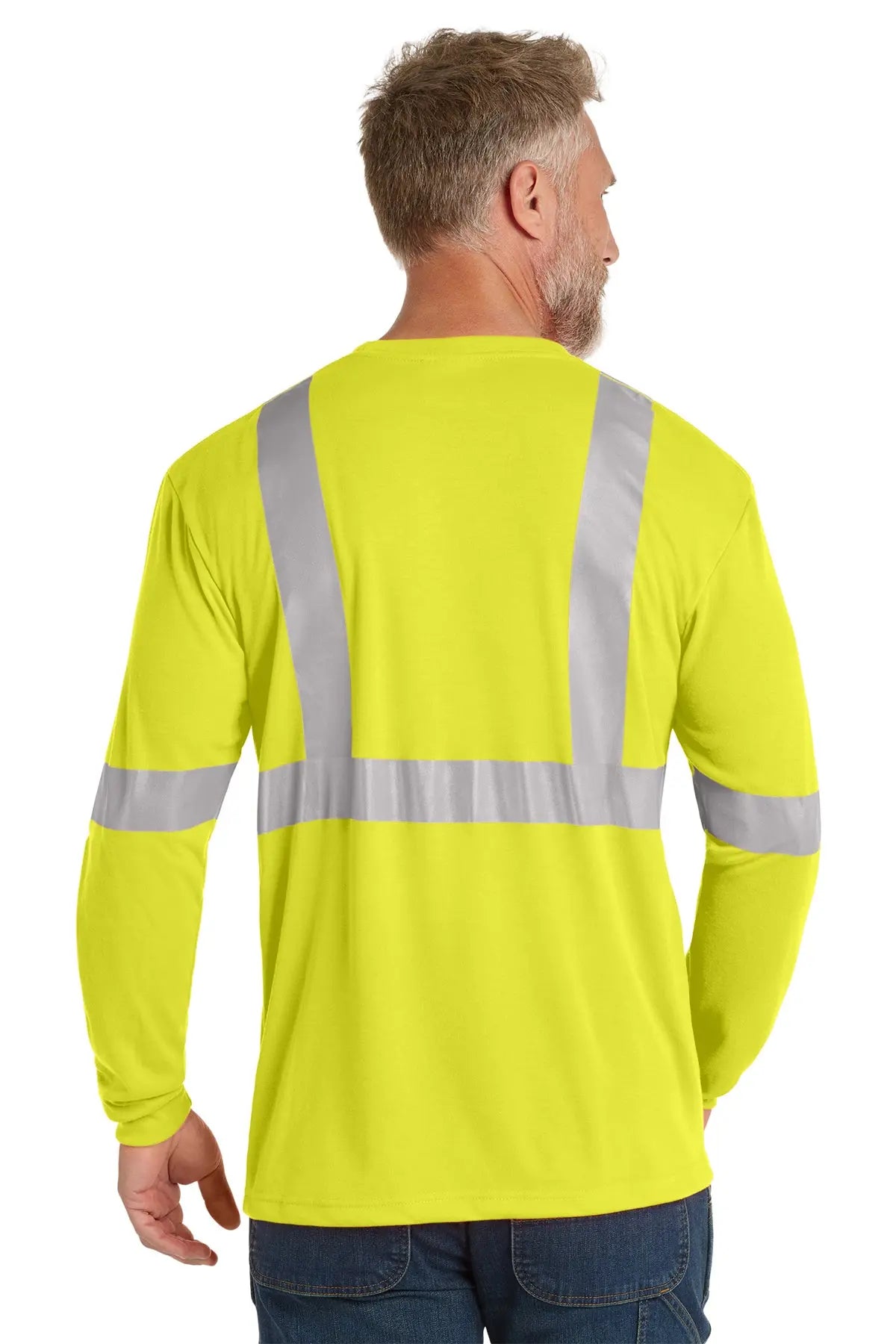 CornerStone® ANSI 107 Class 2 Long Sleeve Safety T-Shirt #CS401LS