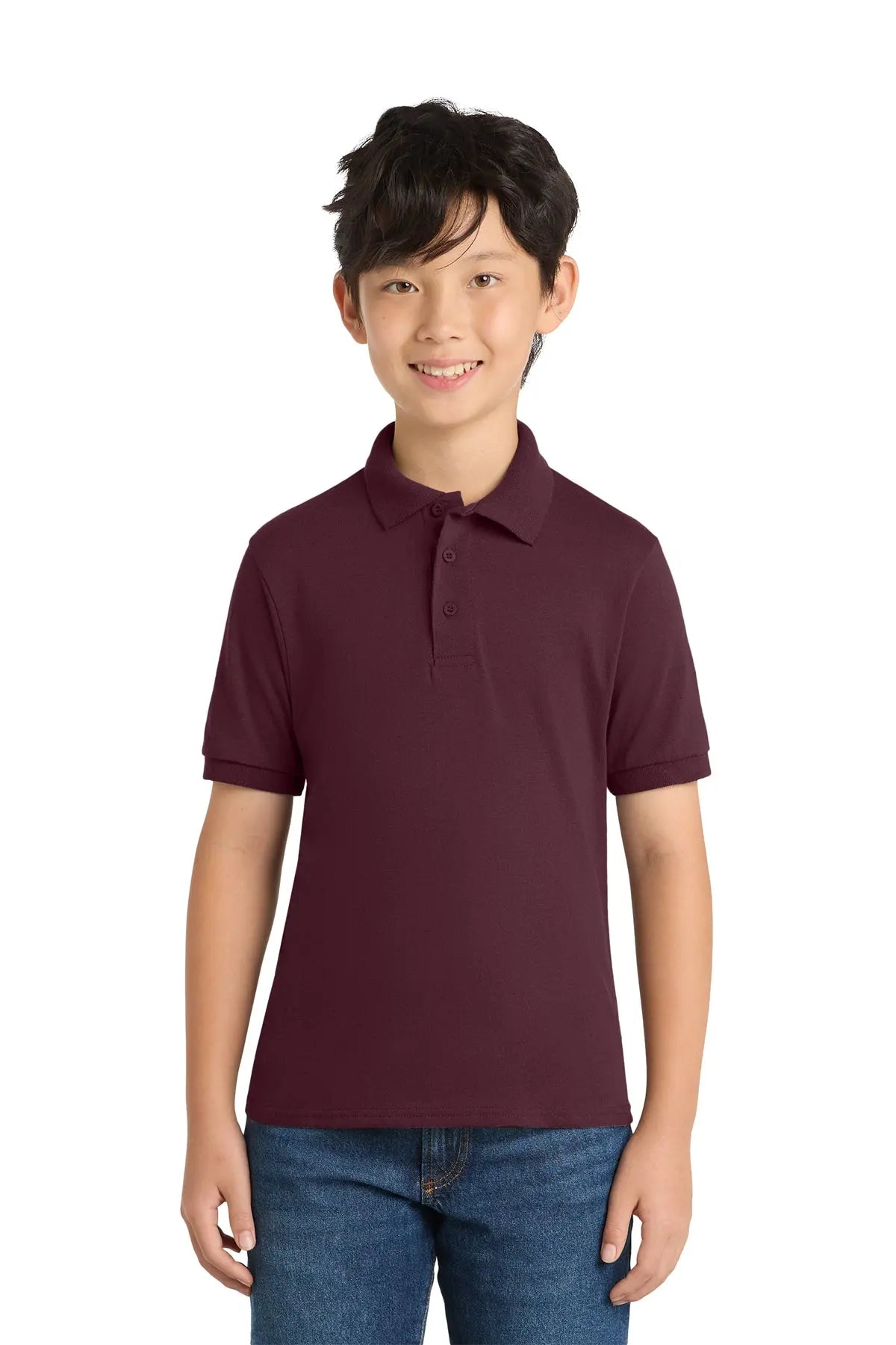 Port & Co™ Youth Core Blend Jersey Knit Polo #KP55YGame Over Merch