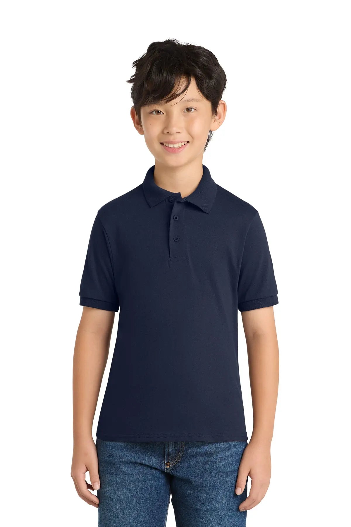 Port & Co™ Youth Core Blend Jersey Knit Polo #KP55YGame Over Merch