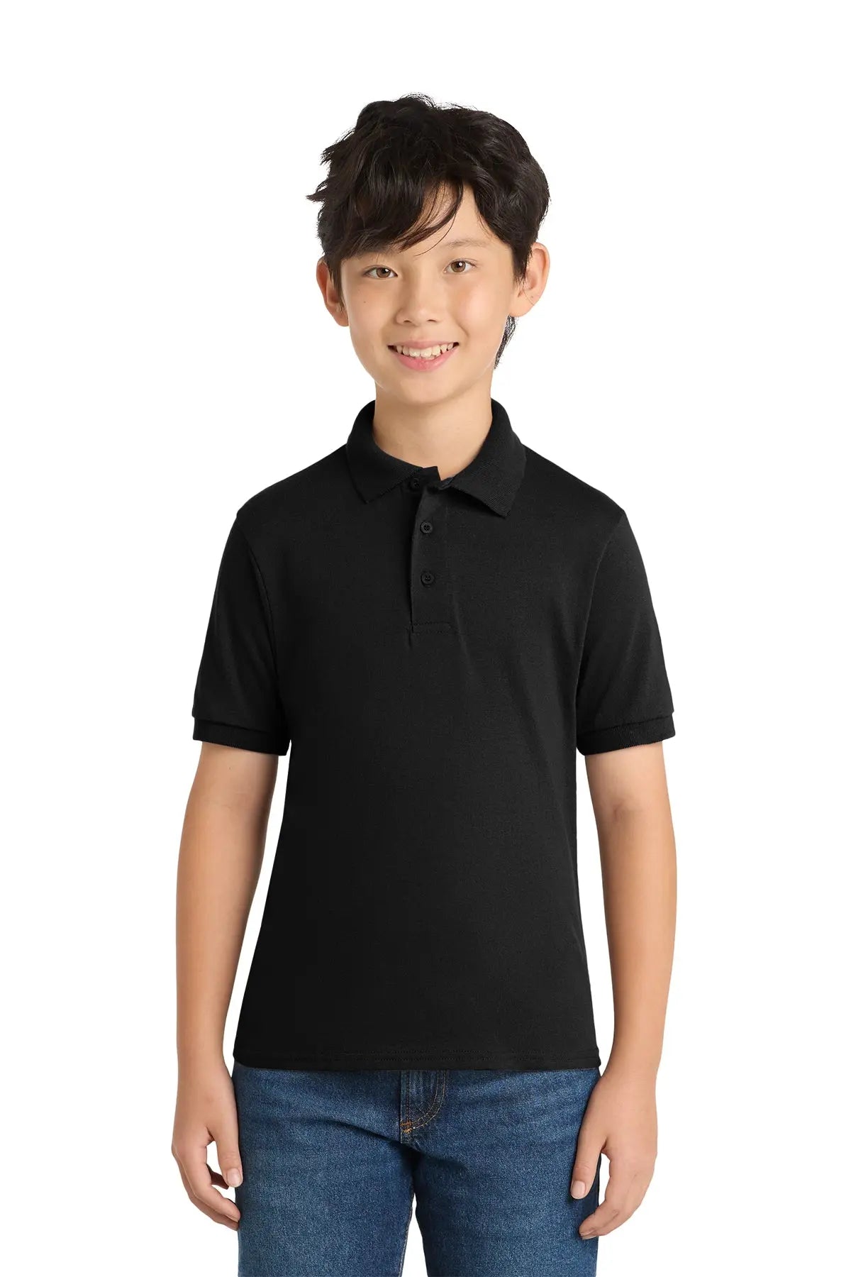 Port & Co™ Youth Core Blend Jersey Knit Polo #KP55YGame Over Merch