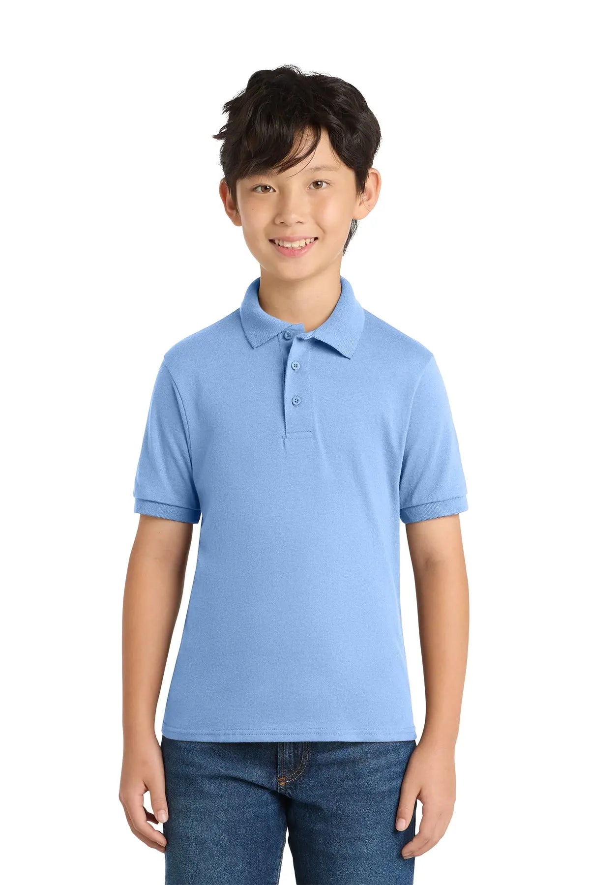 Port & Co™ Youth Core Blend Jersey Knit Polo #KP55YGame Over Merch