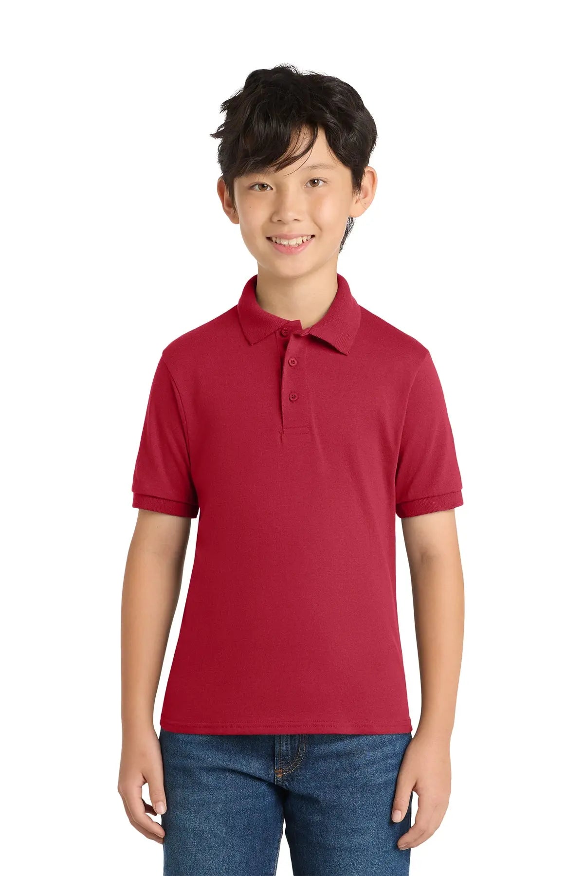 Port & Co™ Youth Core Blend Jersey Knit Polo #KP55YGame Over Merch