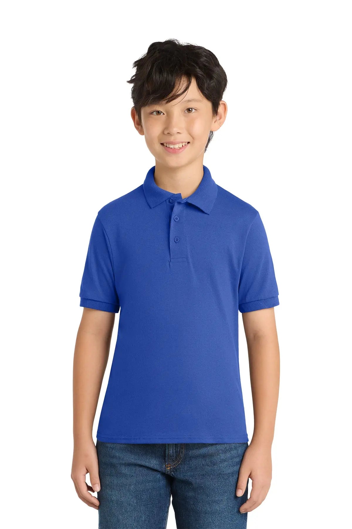 Port & Co™ Youth Core Blend Jersey Knit Polo #KP55YGame Over Merch